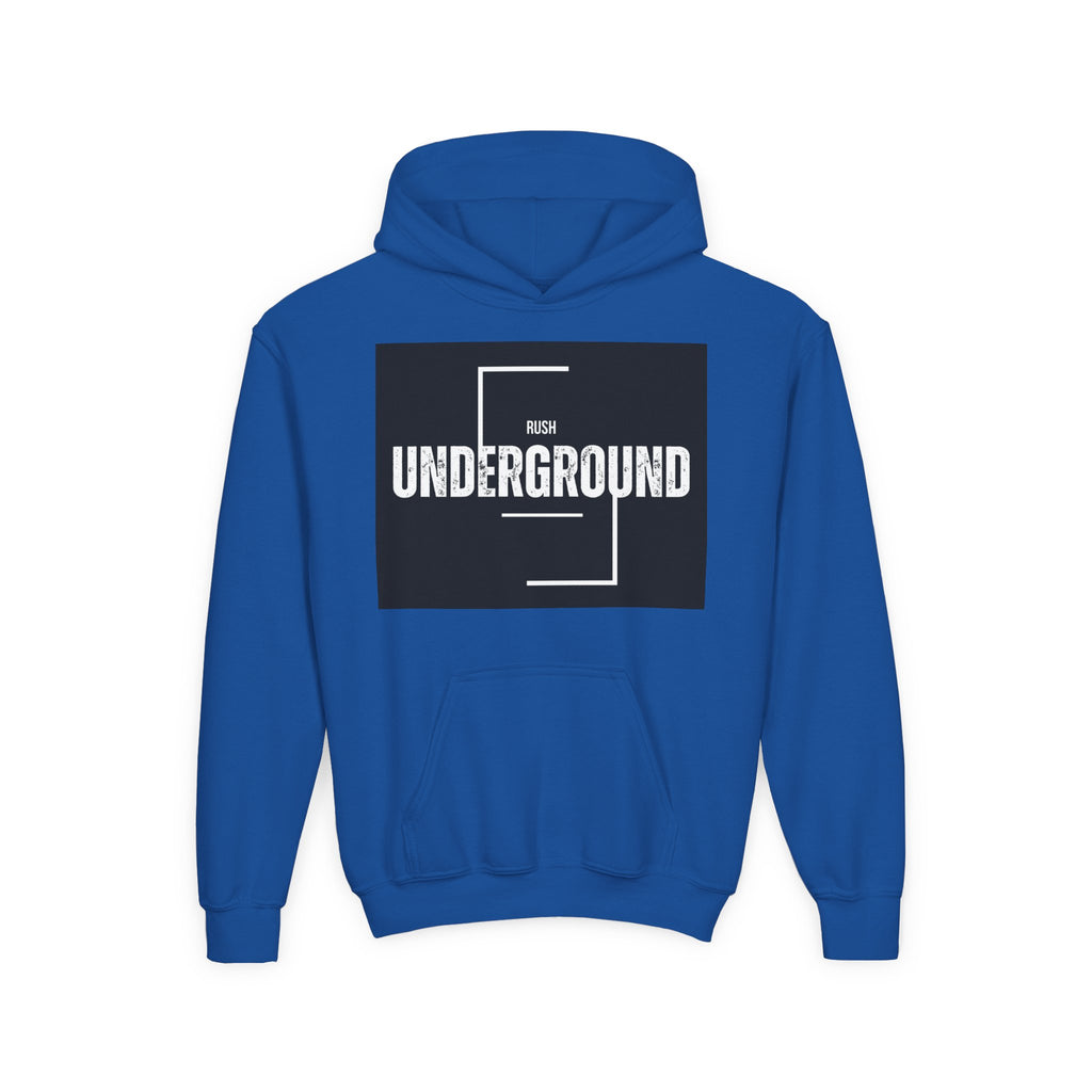 Underground Youth Hoodie, Trendy Hooded Sweatshirt for Teens, Casual Streetwear, Perfect Gift for Birthdays, Cool Graphic Sweatshirt