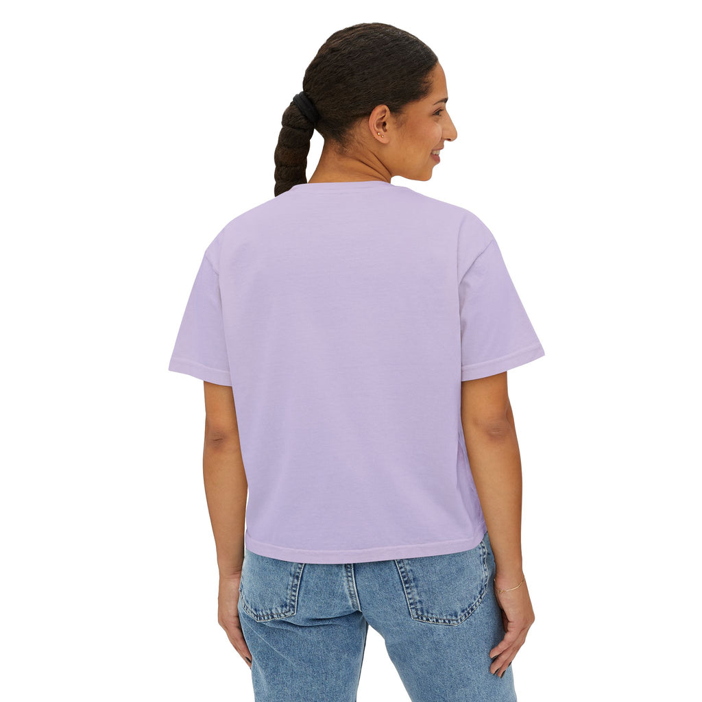 Underground Boxy Tee — Women's Minimalist Graphic Tee
