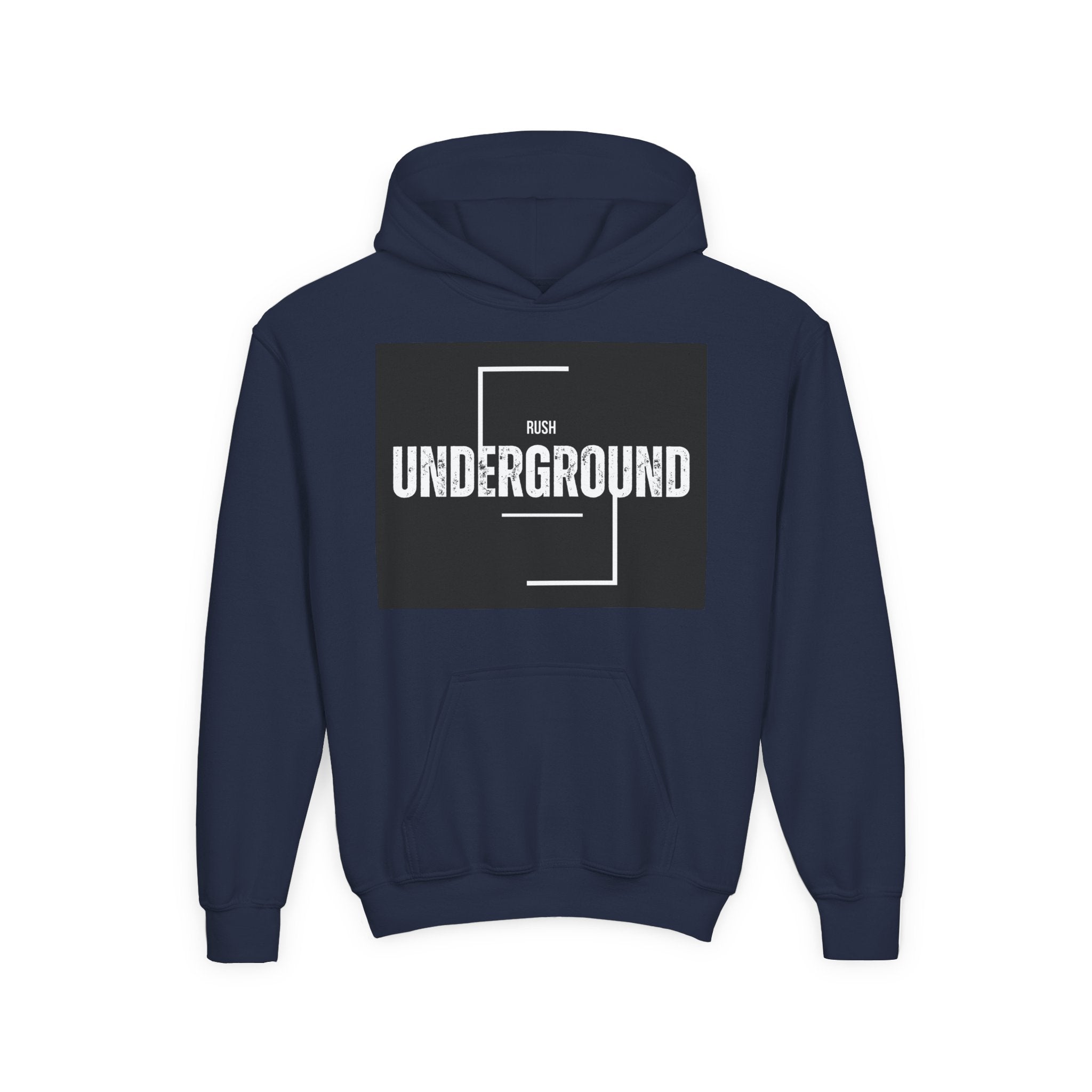 Underground Youth Hoodie, Trendy Hooded Sweatshirt for Teens, Casual Streetwear, Perfect Gift for Birthdays, Cool Graphic Sweatshirt