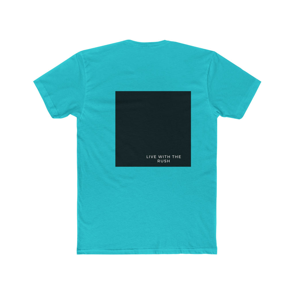 Underground Minimalist Graphic Tee — "Live With The Rush"