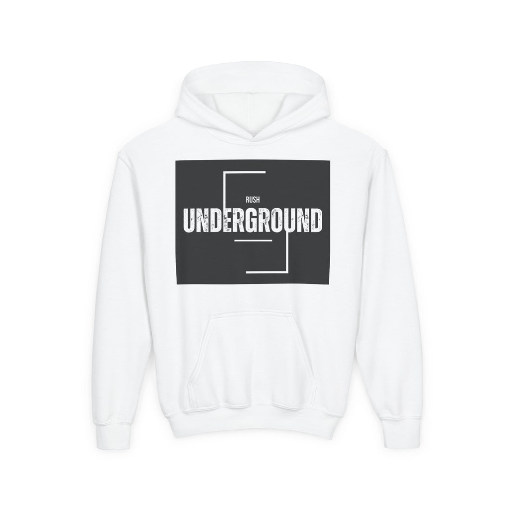Underground Youth Hoodie, Trendy Hooded Sweatshirt for Teens, Casual Streetwear, Perfect Gift for Birthdays, Cool Graphic Sweatshirt