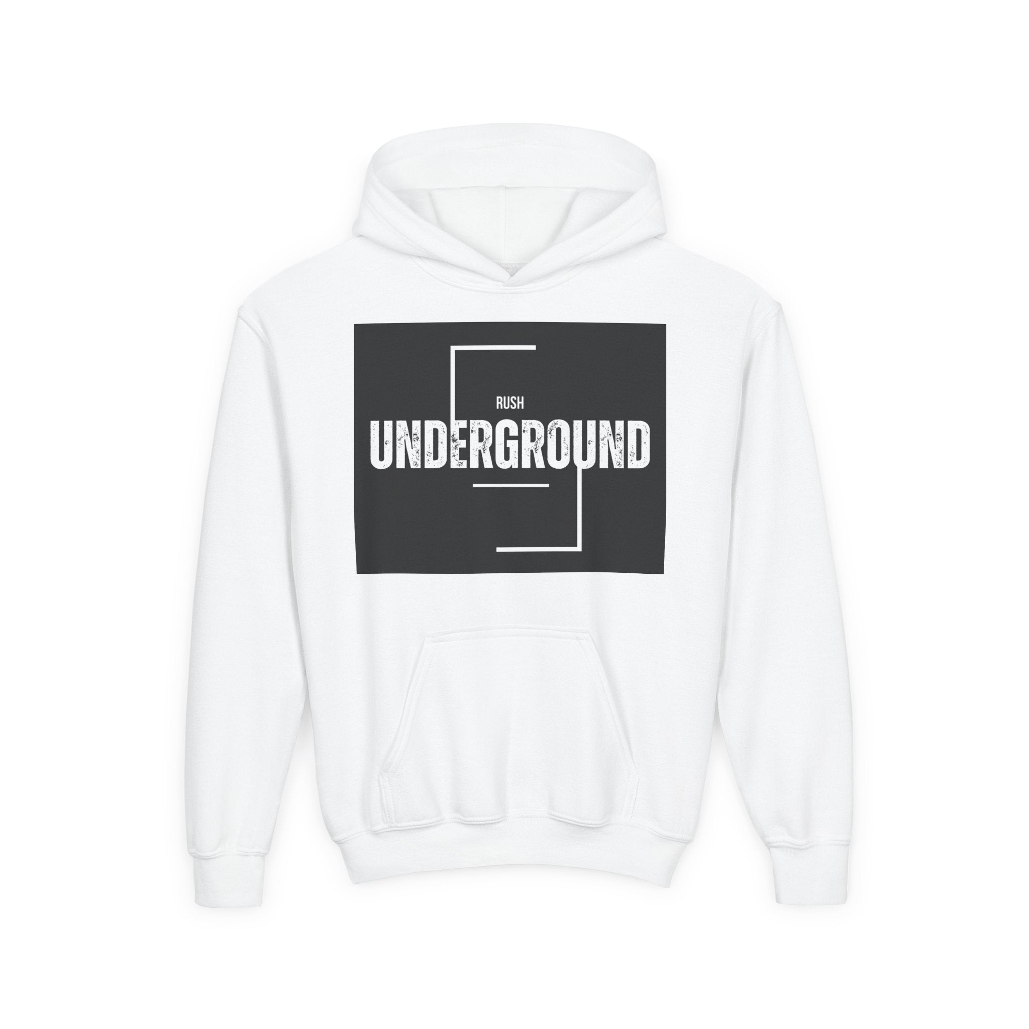 Underground Youth Hoodie, Trendy Hooded Sweatshirt for Teens, Casual Streetwear, Perfect Gift for Birthdays, Cool Graphic Sweatshirt