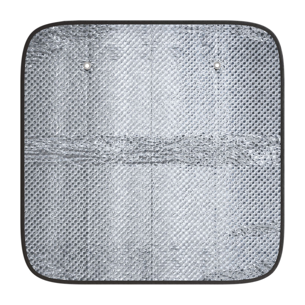 Car Sun Shade — Futuristic Skyline Design Sunshield for Windshield