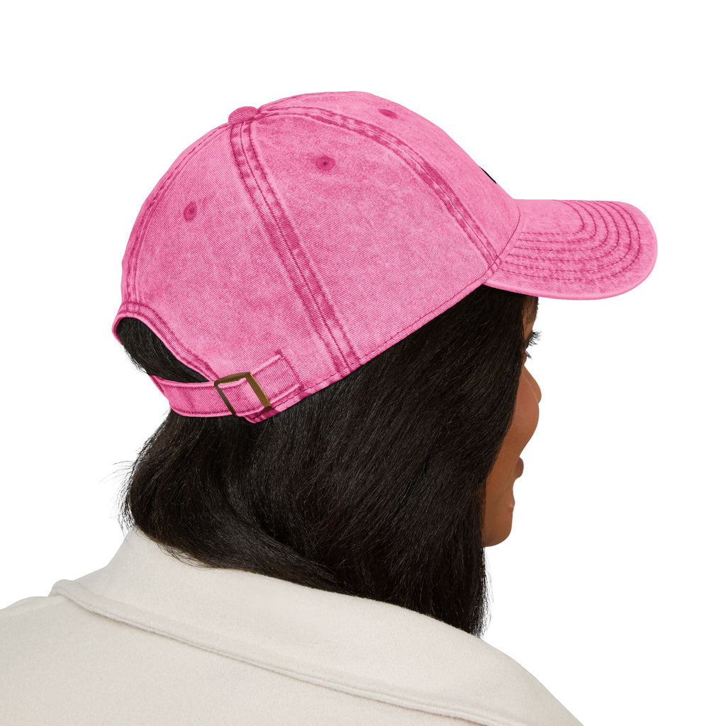 Vintage Embroidered Cap — 'Underground' Patch Distressed Baseball Hat