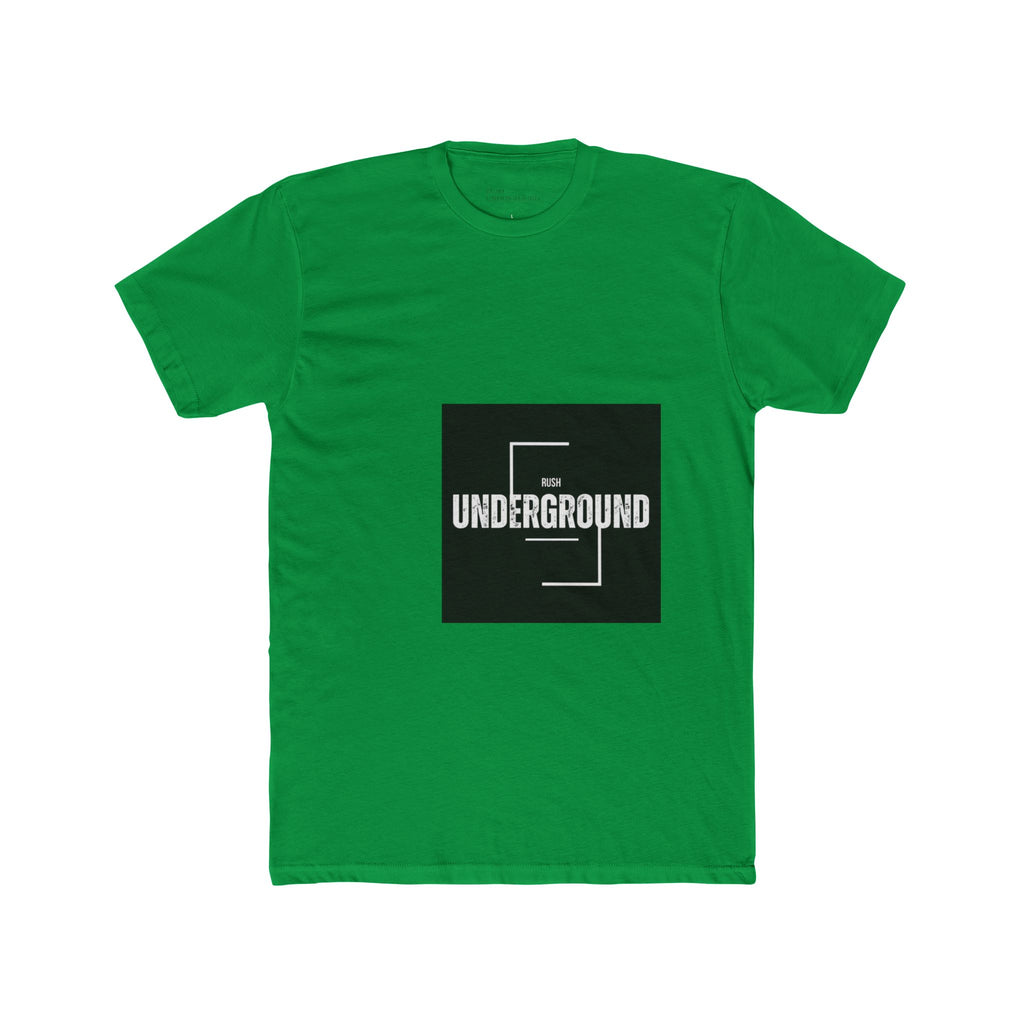 Underground Minimalist Graphic Tee — "Live With The Rush"