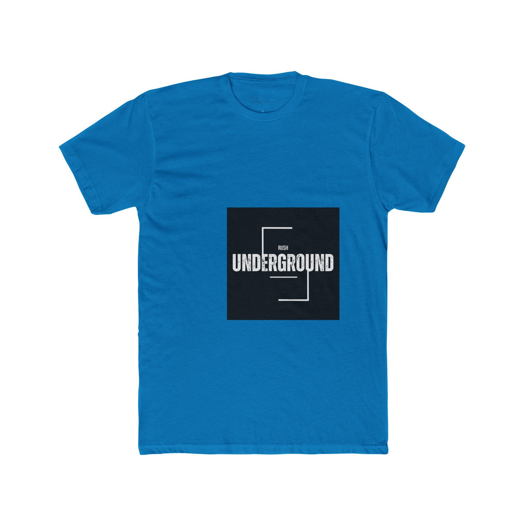 Underground Minimalist Graphic Tee — "Live With The Rush"