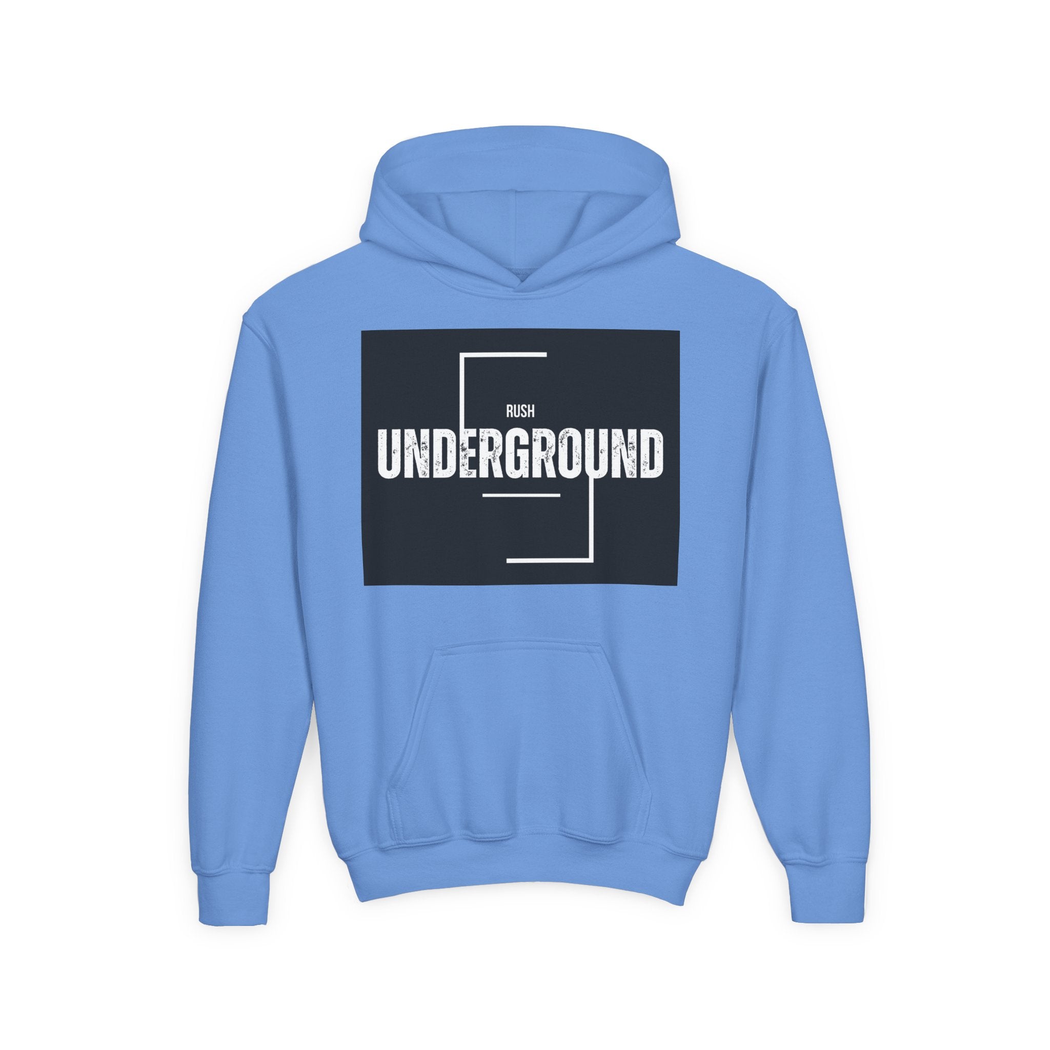 Underground Youth Hoodie, Trendy Hooded Sweatshirt for Teens, Casual Streetwear, Perfect Gift for Birthdays, Cool Graphic Sweatshirt