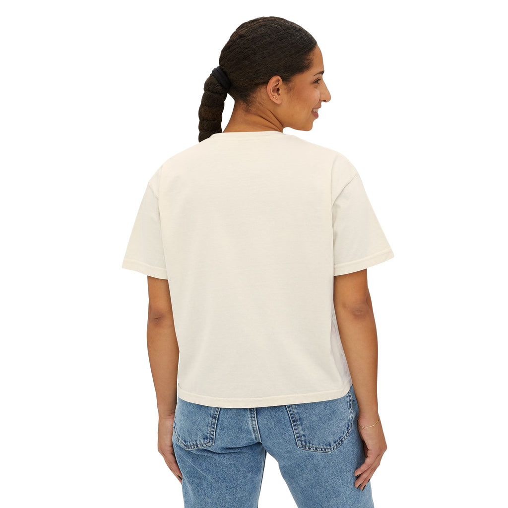 Underground Boxy Tee — Women's Minimalist Graphic Tee