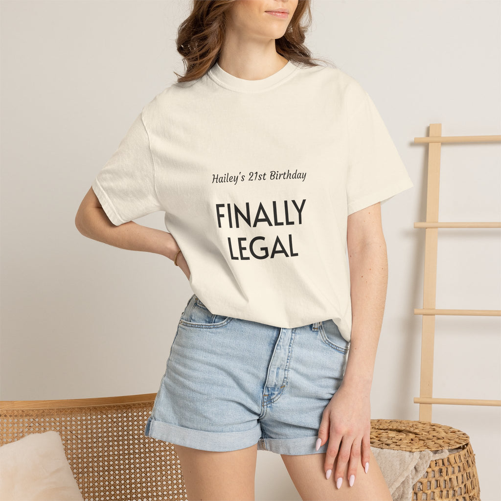 Finally Legal 21st Birthday T-Shirt