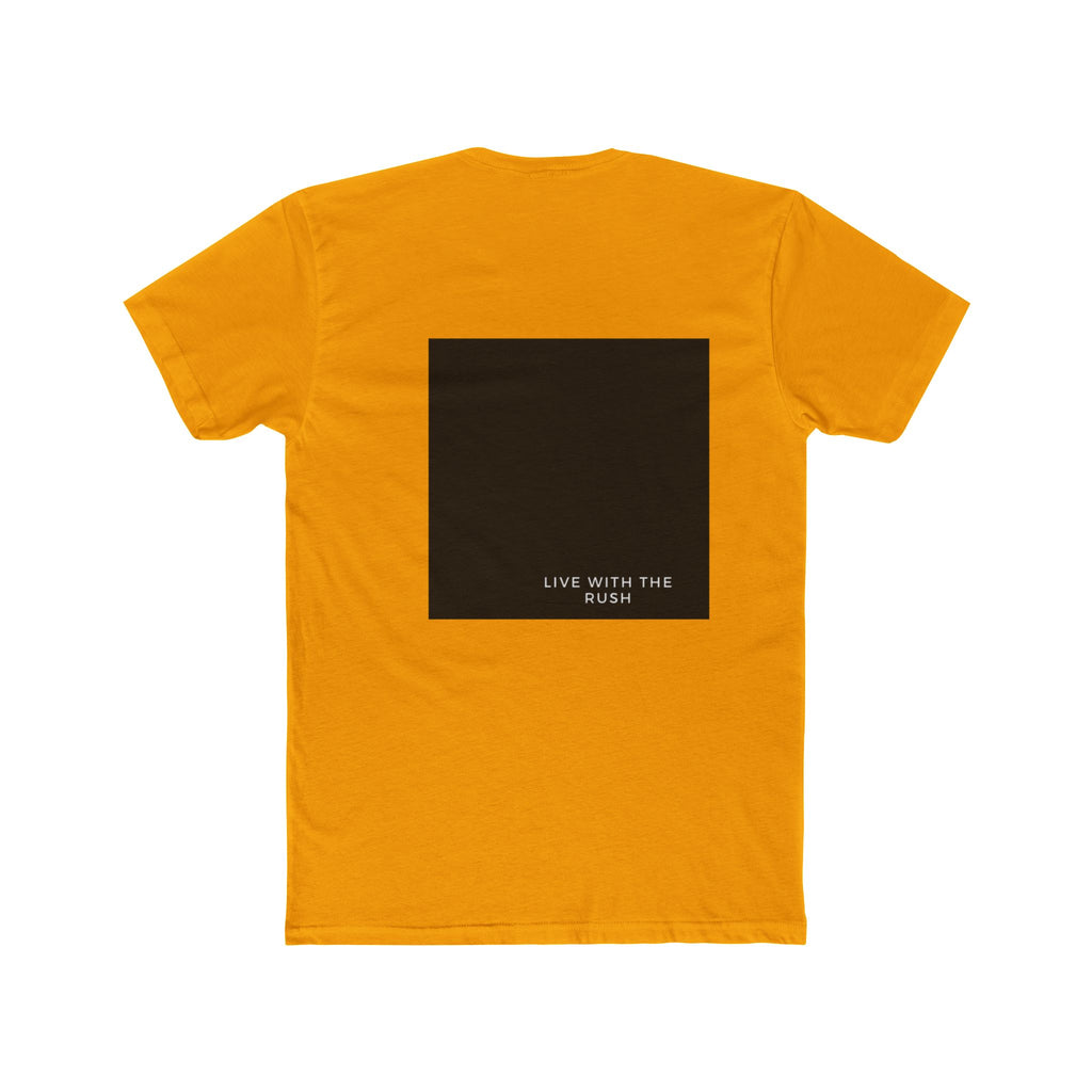 Underground Minimalist Graphic Tee — "Live With The Rush"