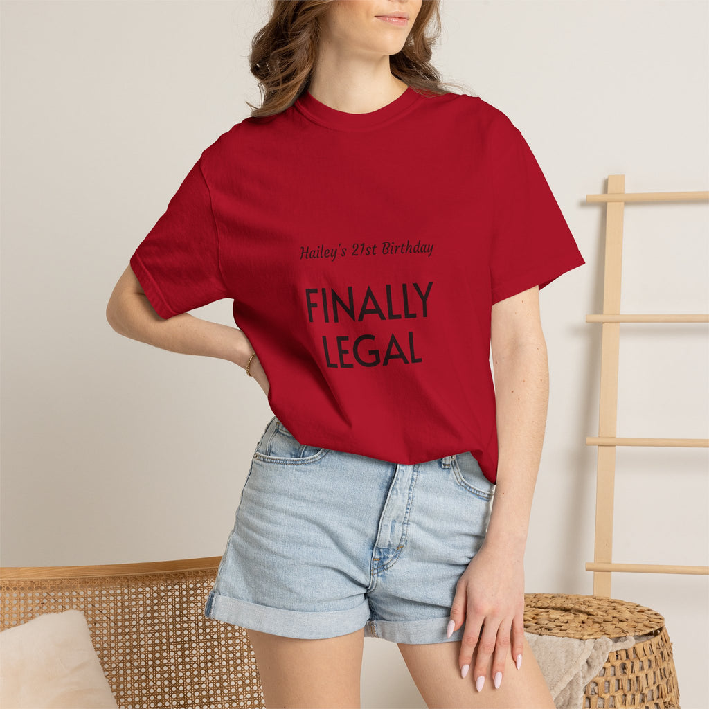Finally Legal 21st Birthday T-Shirt
