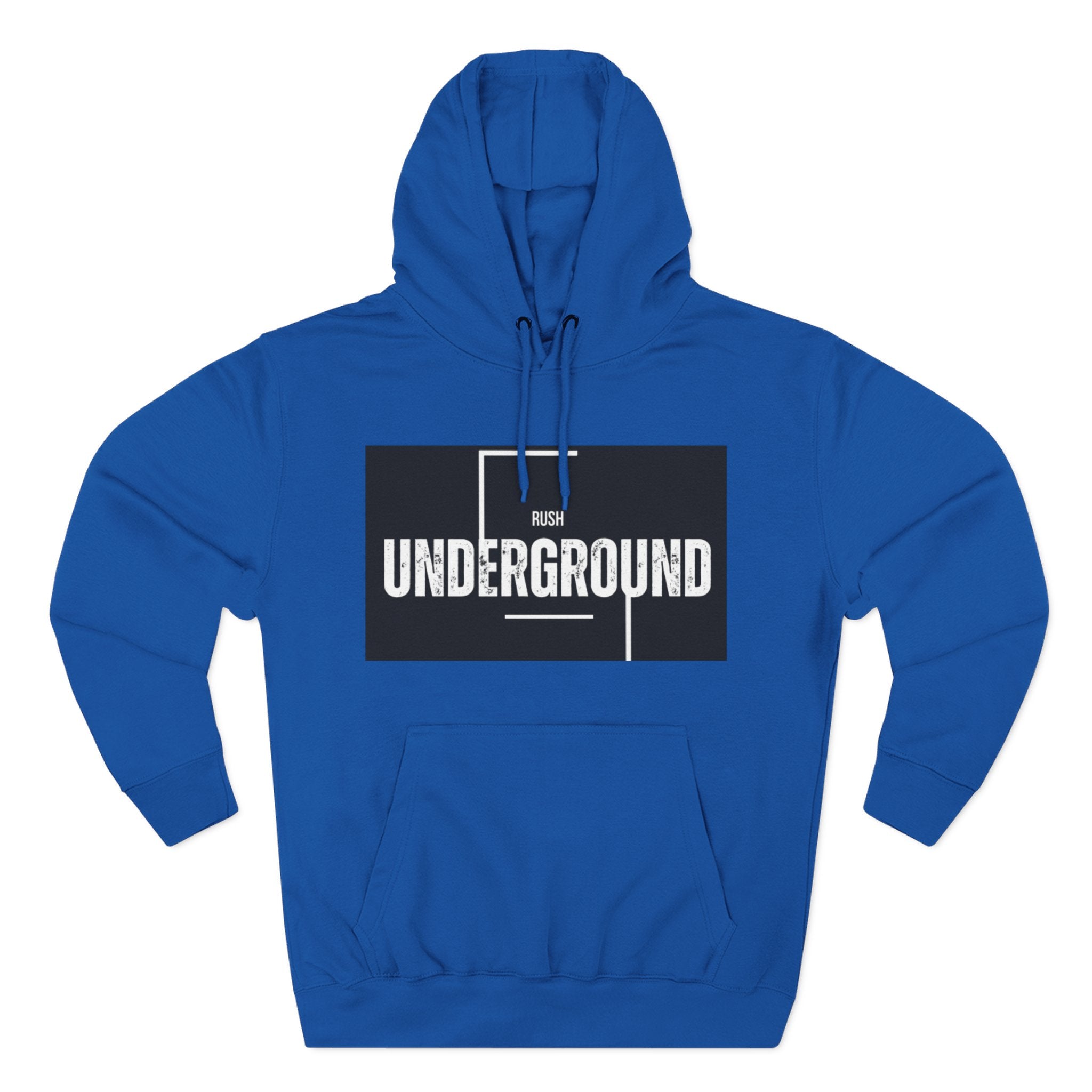 Underground Graphic Fleece Hoodie, Streetwear, Casual Style, Gift for Music Lovers, Comfortable Layering Piece, Unique Hoodie Design
