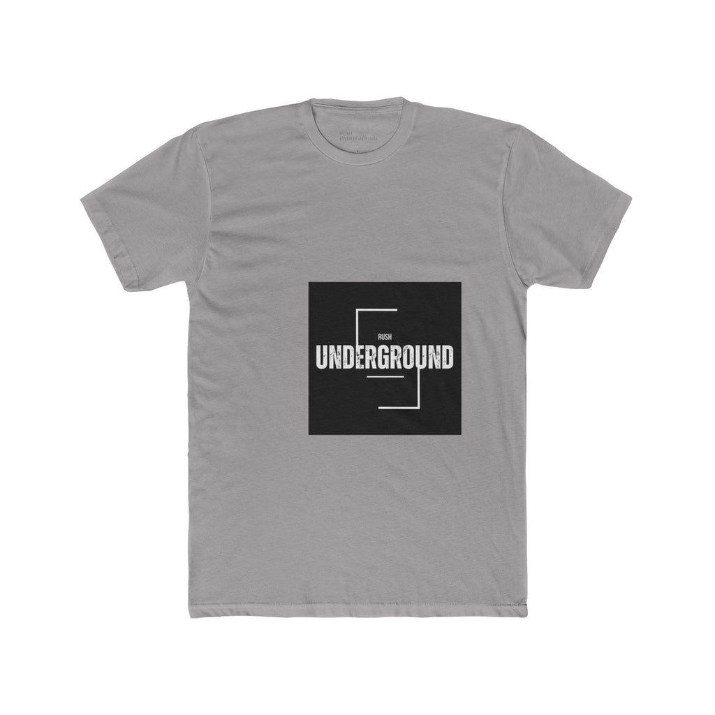 Underground Minimalist Graphic Tee — "Live With The Rush"
