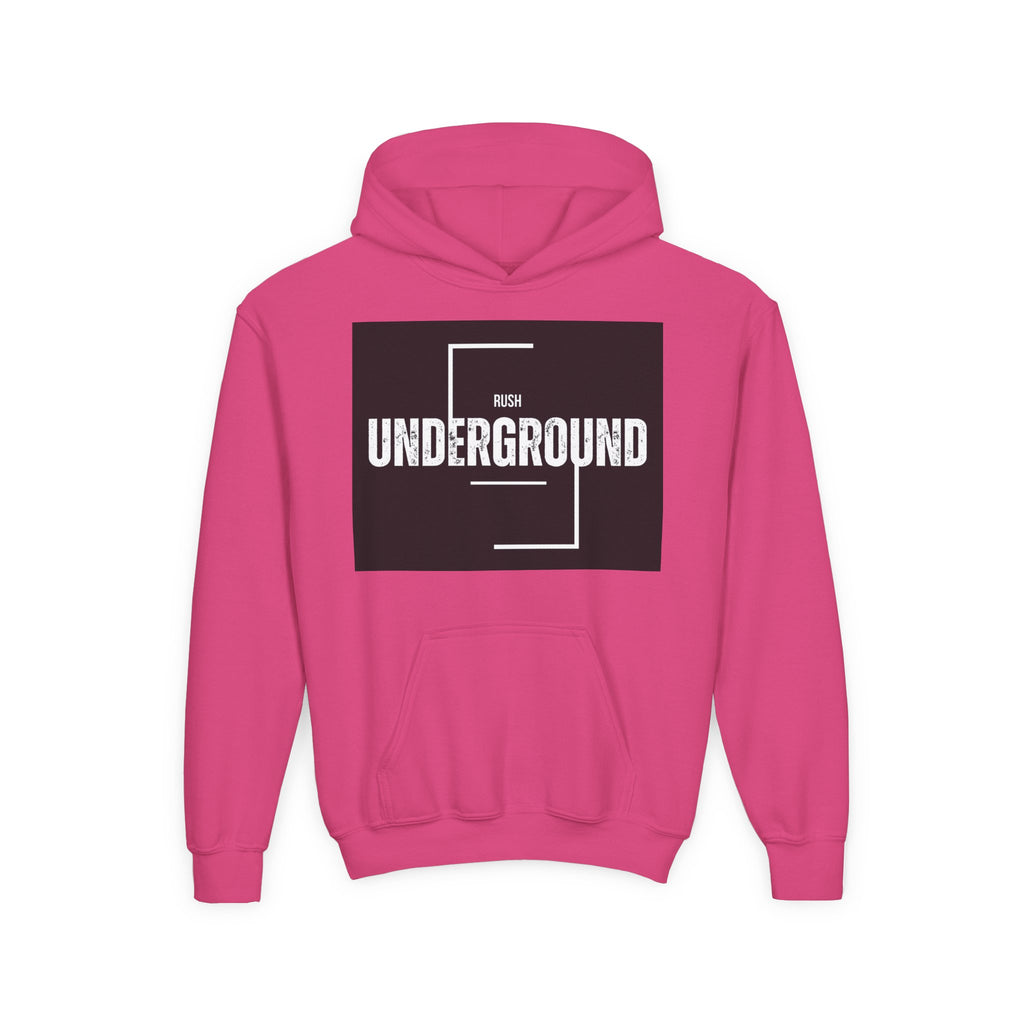 Underground Youth Hoodie, Trendy Hooded Sweatshirt for Teens, Casual Streetwear, Perfect Gift for Birthdays, Cool Graphic Sweatshirt