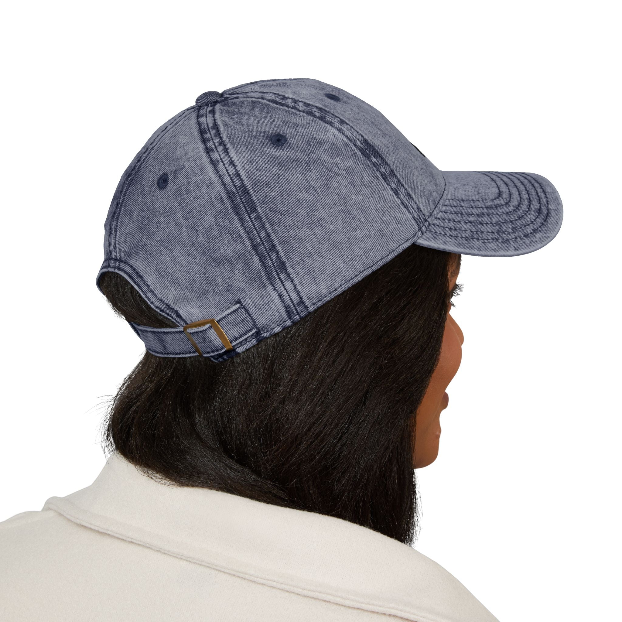 Vintage Embroidered Cap — 'Underground' Patch Distressed Baseball Hat
