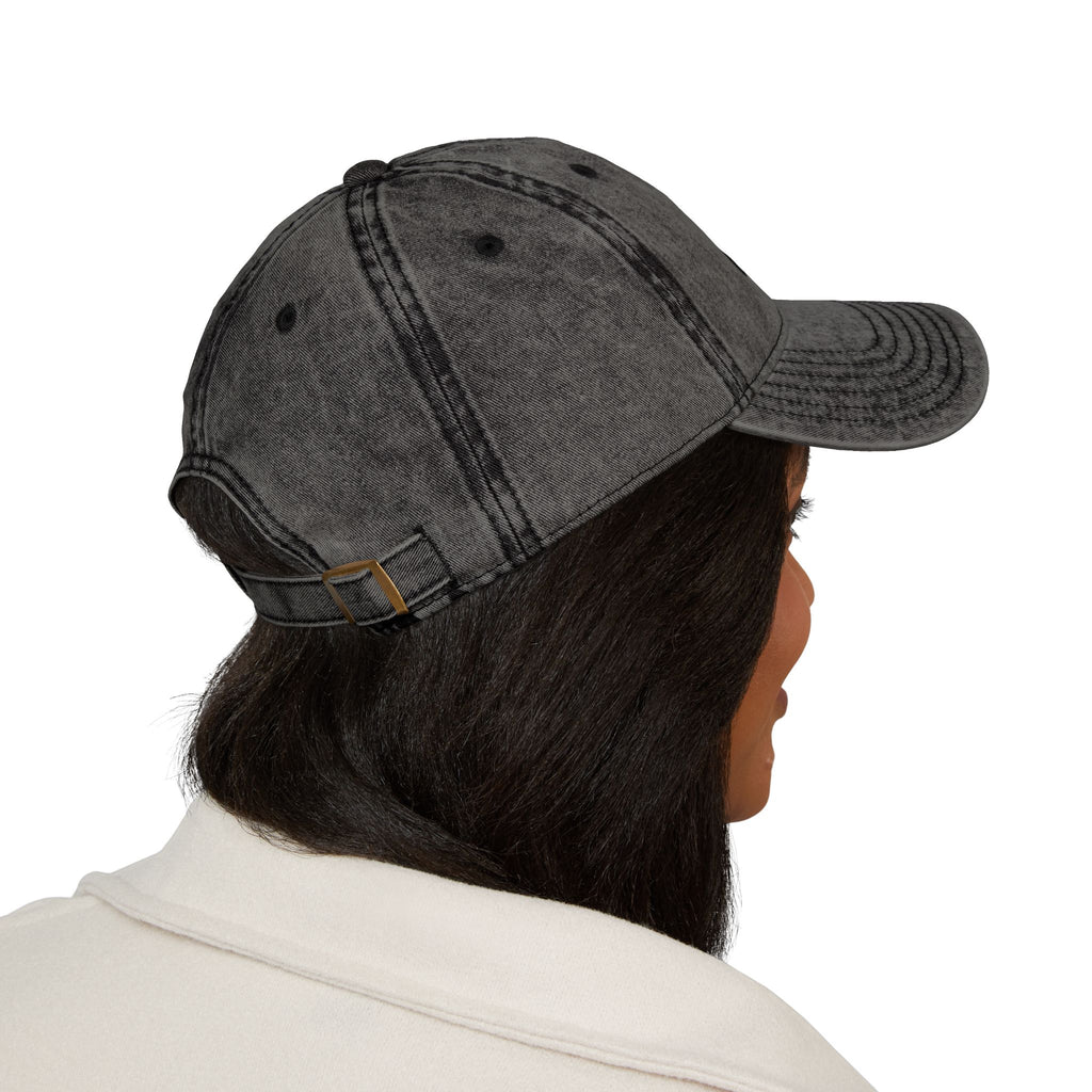 Vintage Embroidered Cap — 'Underground' Patch Distressed Baseball Hat