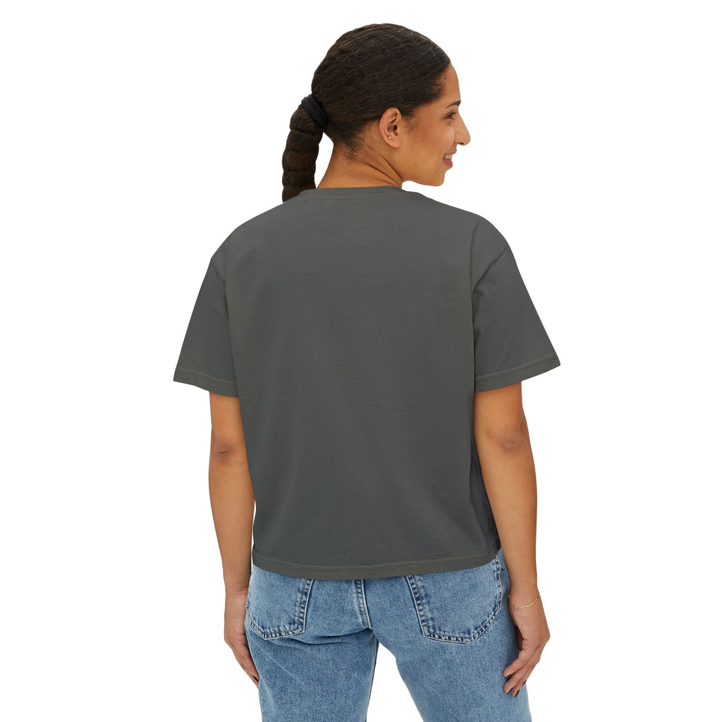 Underground Boxy Tee — Women's Minimalist Graphic Tee