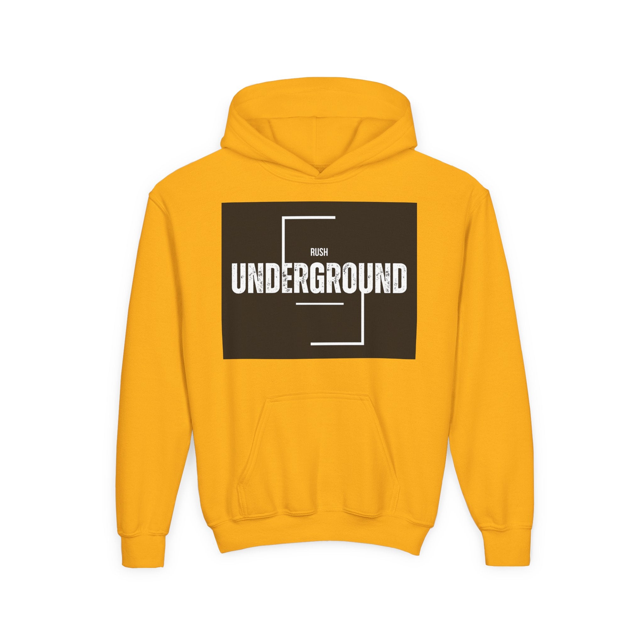 Underground Youth Hoodie, Trendy Hooded Sweatshirt for Teens, Casual Streetwear, Perfect Gift for Birthdays, Cool Graphic Sweatshirt
