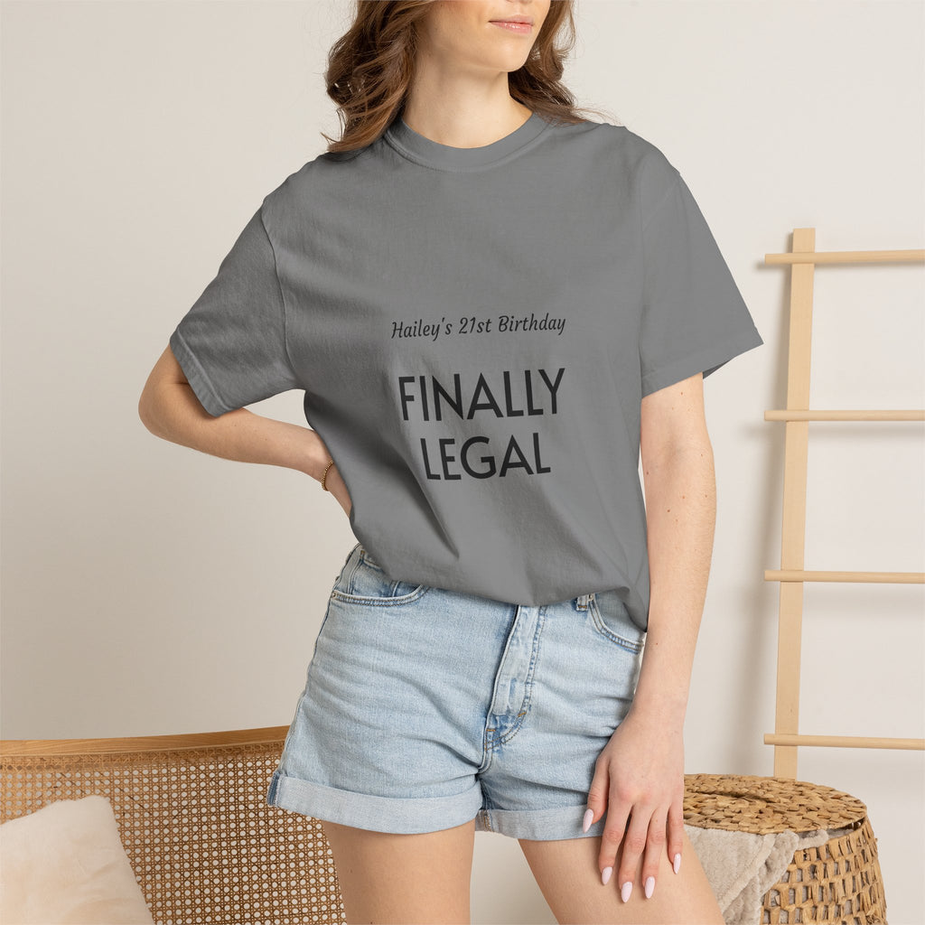 Finally Legal 21st Birthday T-Shirt