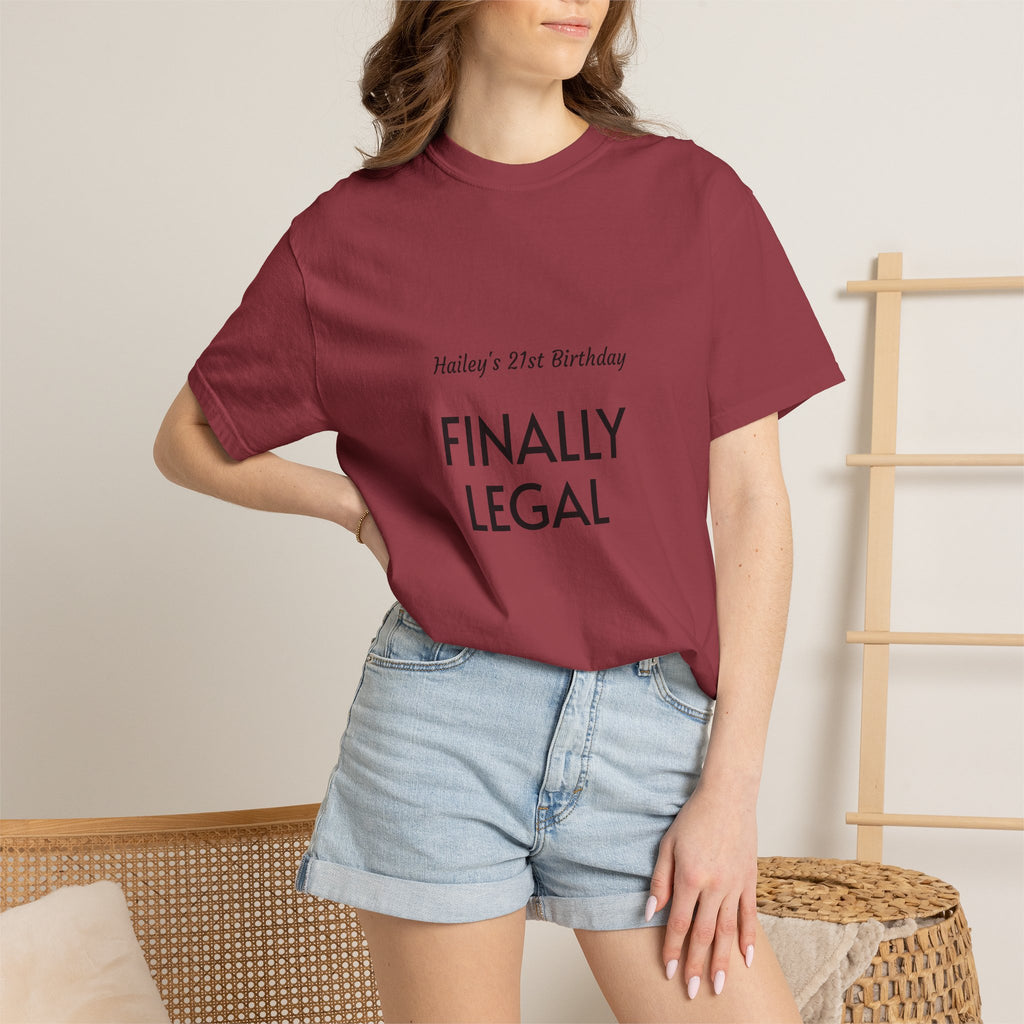Finally Legal 21st Birthday T-Shirt