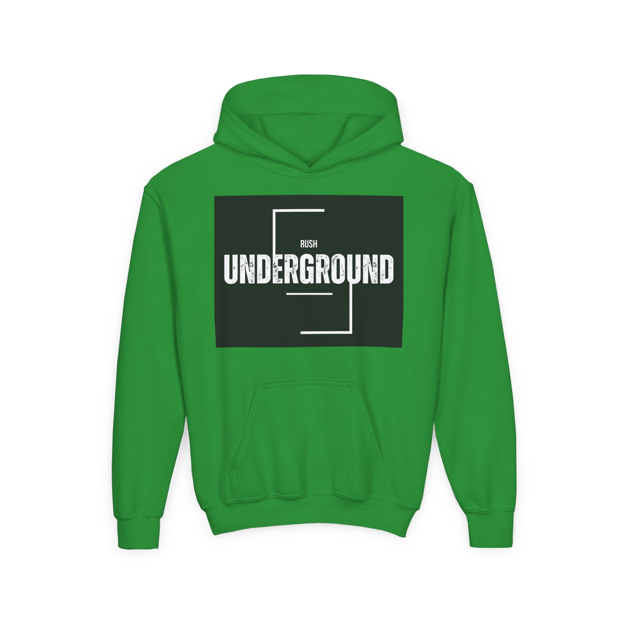 Underground Youth Hoodie, Trendy Hooded Sweatshirt for Teens, Casual Streetwear, Perfect Gift for Birthdays, Cool Graphic Sweatshirt