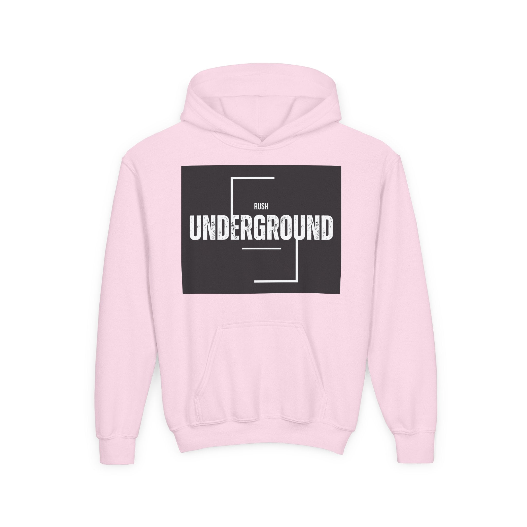 Underground Youth Hoodie, Trendy Hooded Sweatshirt for Teens, Casual Streetwear, Perfect Gift for Birthdays, Cool Graphic Sweatshirt