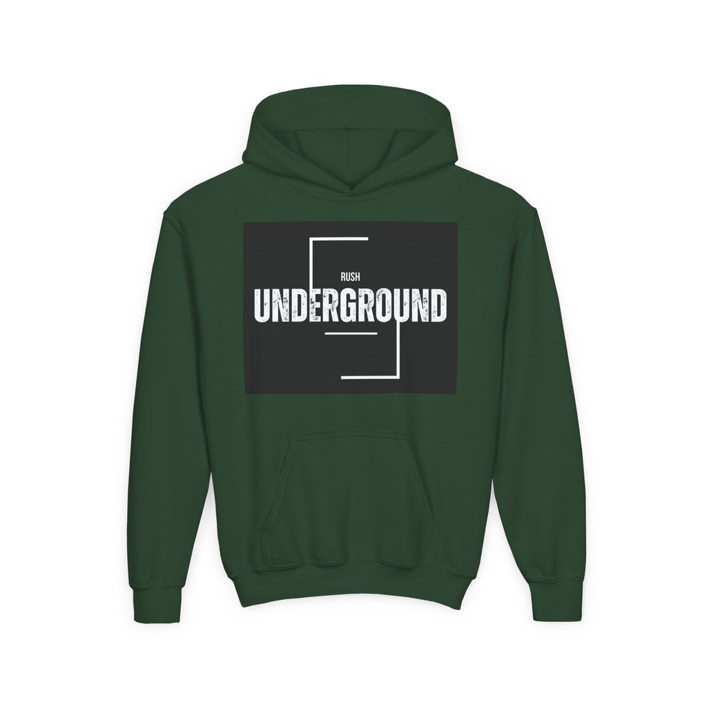 Underground Youth Hoodie, Trendy Hooded Sweatshirt for Teens, Casual Streetwear, Perfect Gift for Birthdays, Cool Graphic Sweatshirt