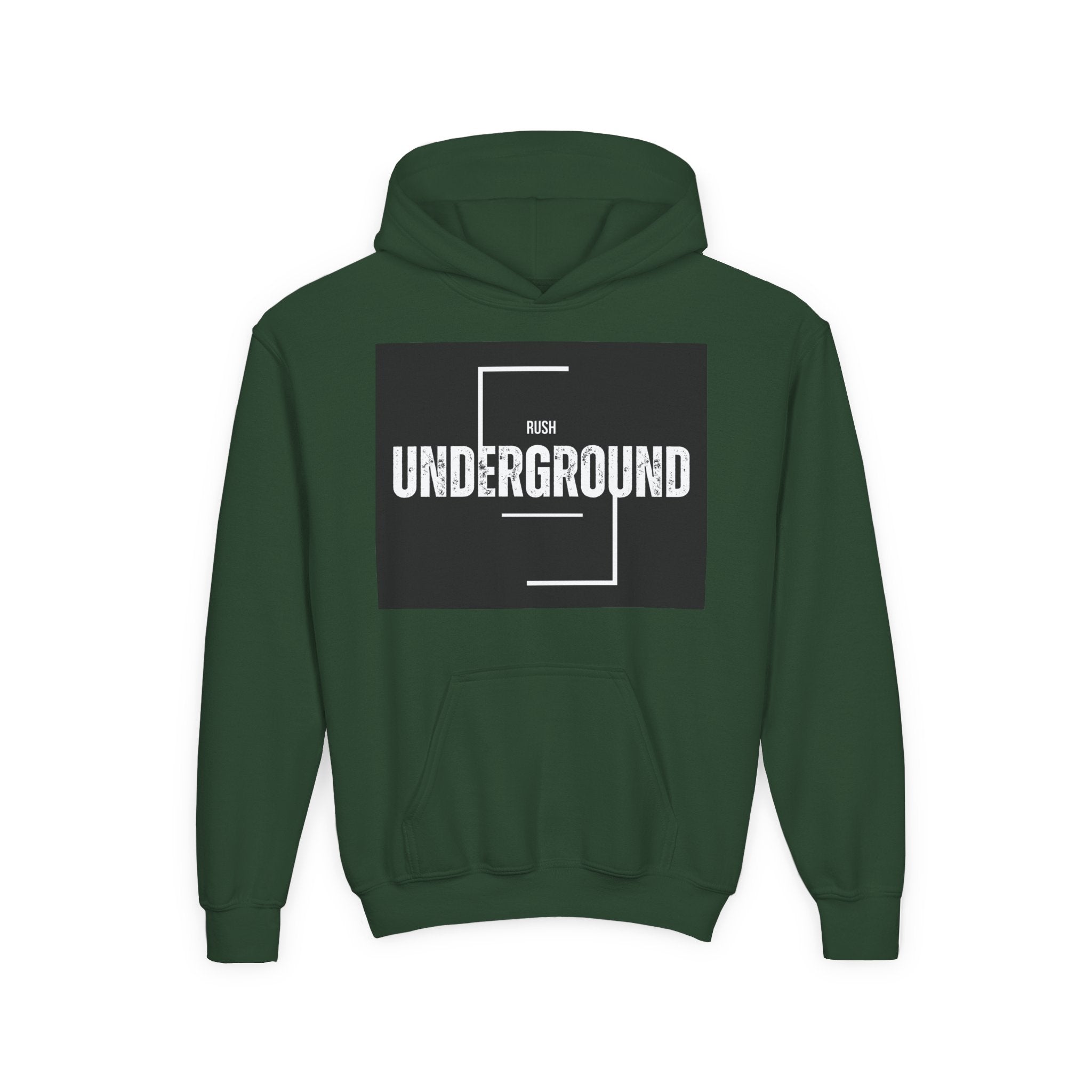 Underground Youth Hoodie, Trendy Hooded Sweatshirt for Teens, Casual Streetwear, Perfect Gift for Birthdays, Cool Graphic Sweatshirt