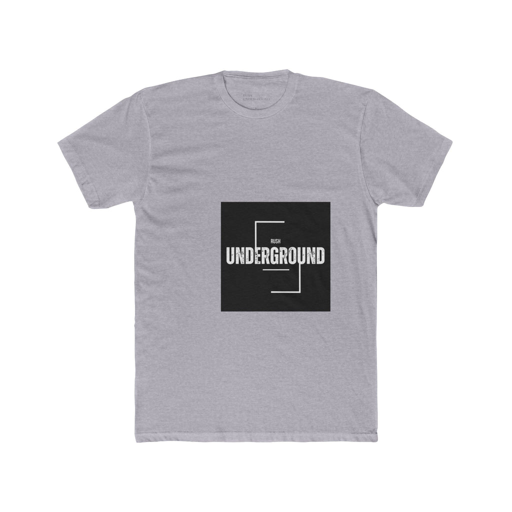 Underground Minimalist Graphic Tee — "Live With The Rush"