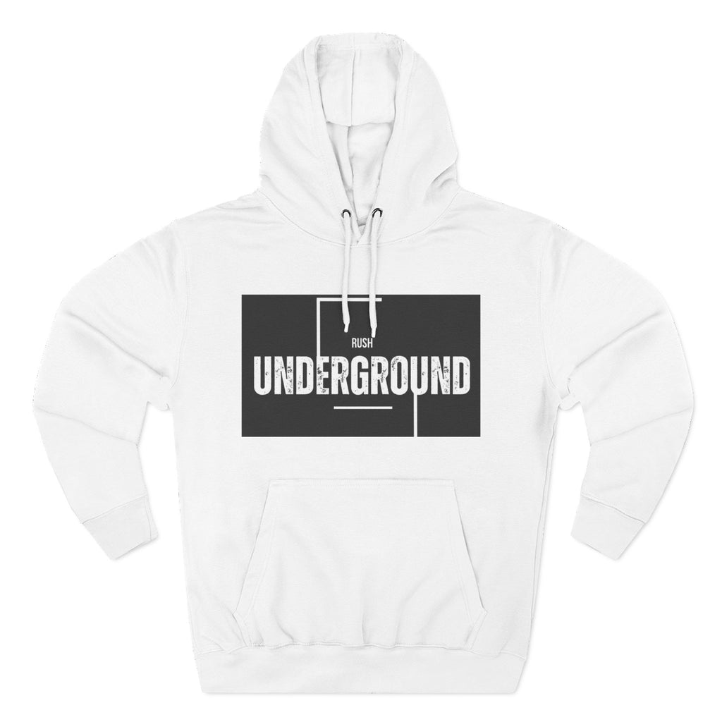 Underground Graphic Fleece Hoodie, Streetwear, Casual Style, Gift for Music Lovers, Comfortable Layering Piece, Unique Hoodie Design