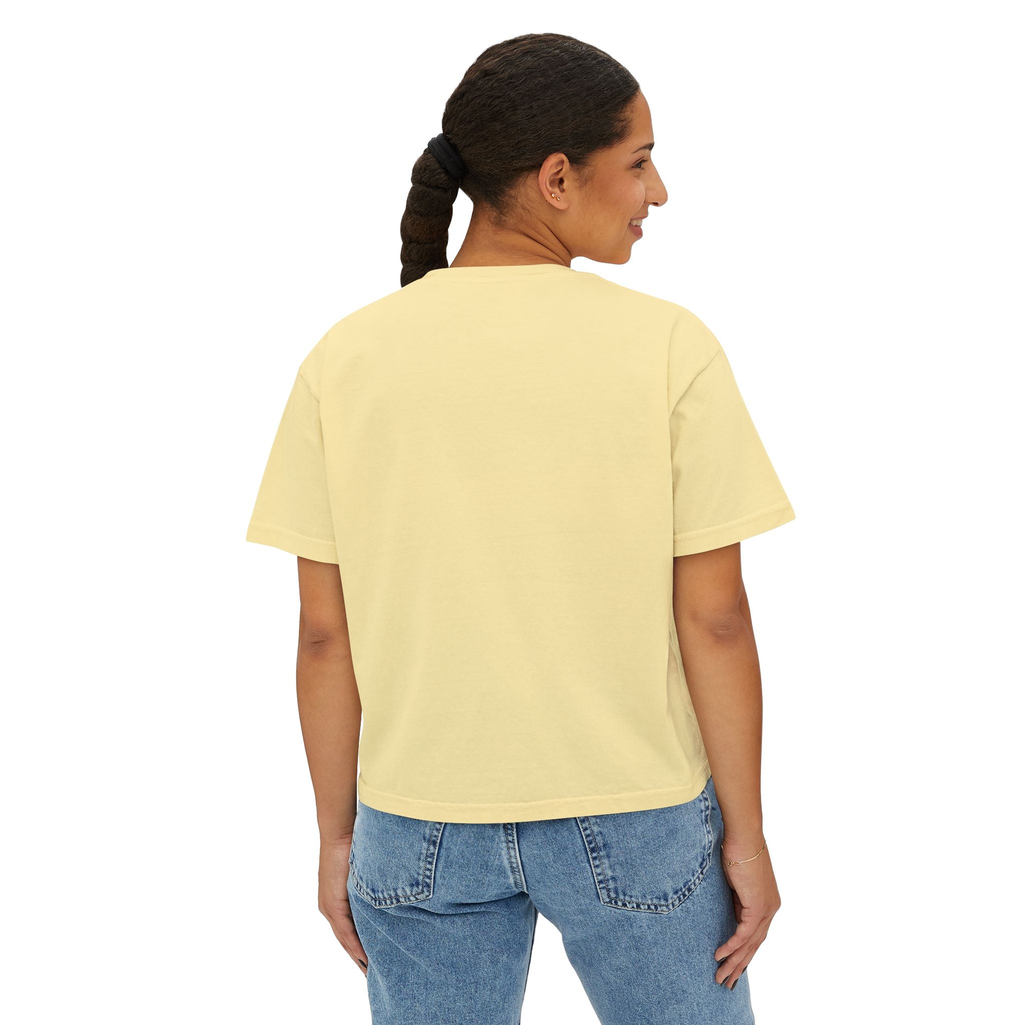Underground Boxy Tee — Women's Minimalist Graphic Tee