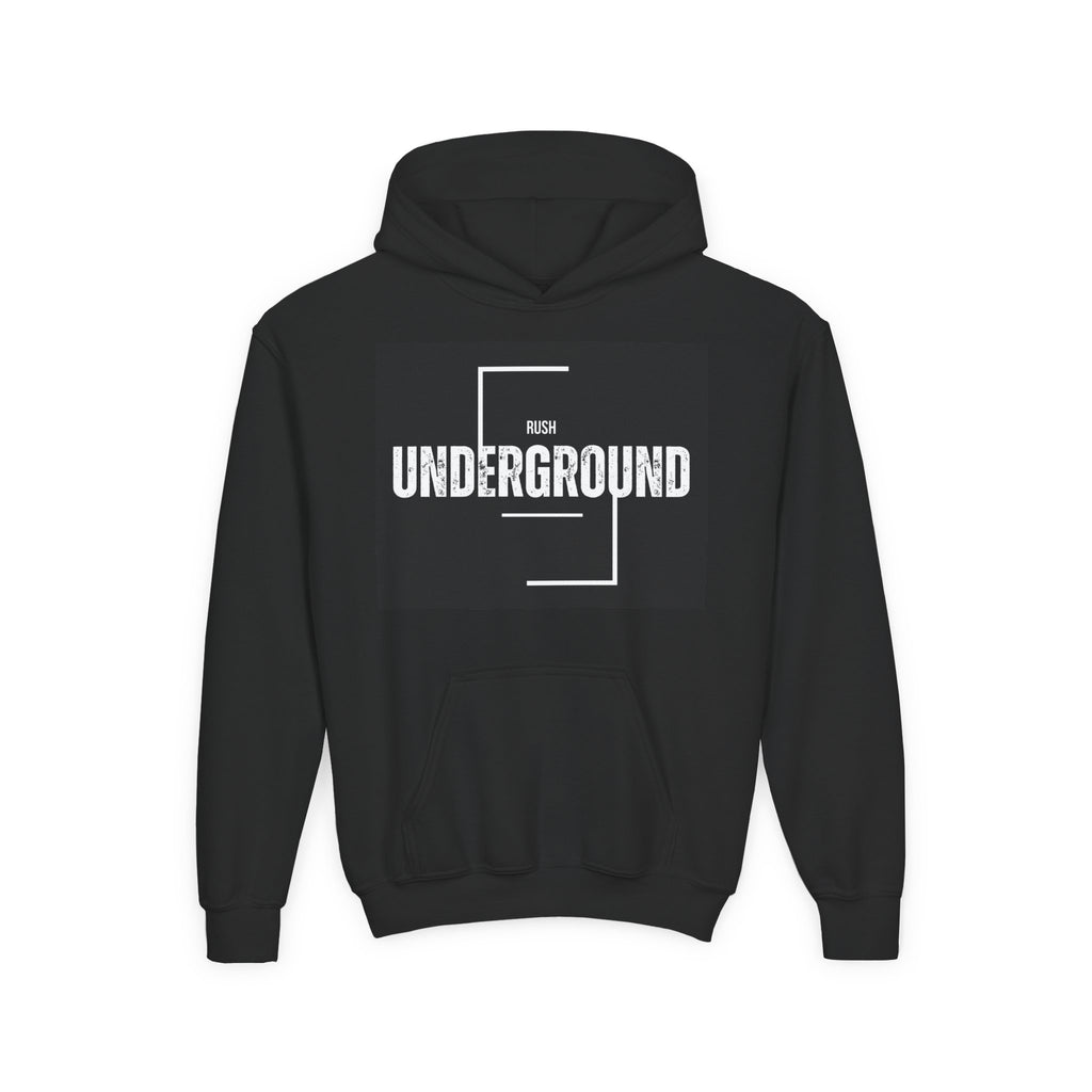 Underground Youth Hoodie, Trendy Hooded Sweatshirt for Teens, Casual Streetwear, Perfect Gift for Birthdays, Cool Graphic Sweatshirt