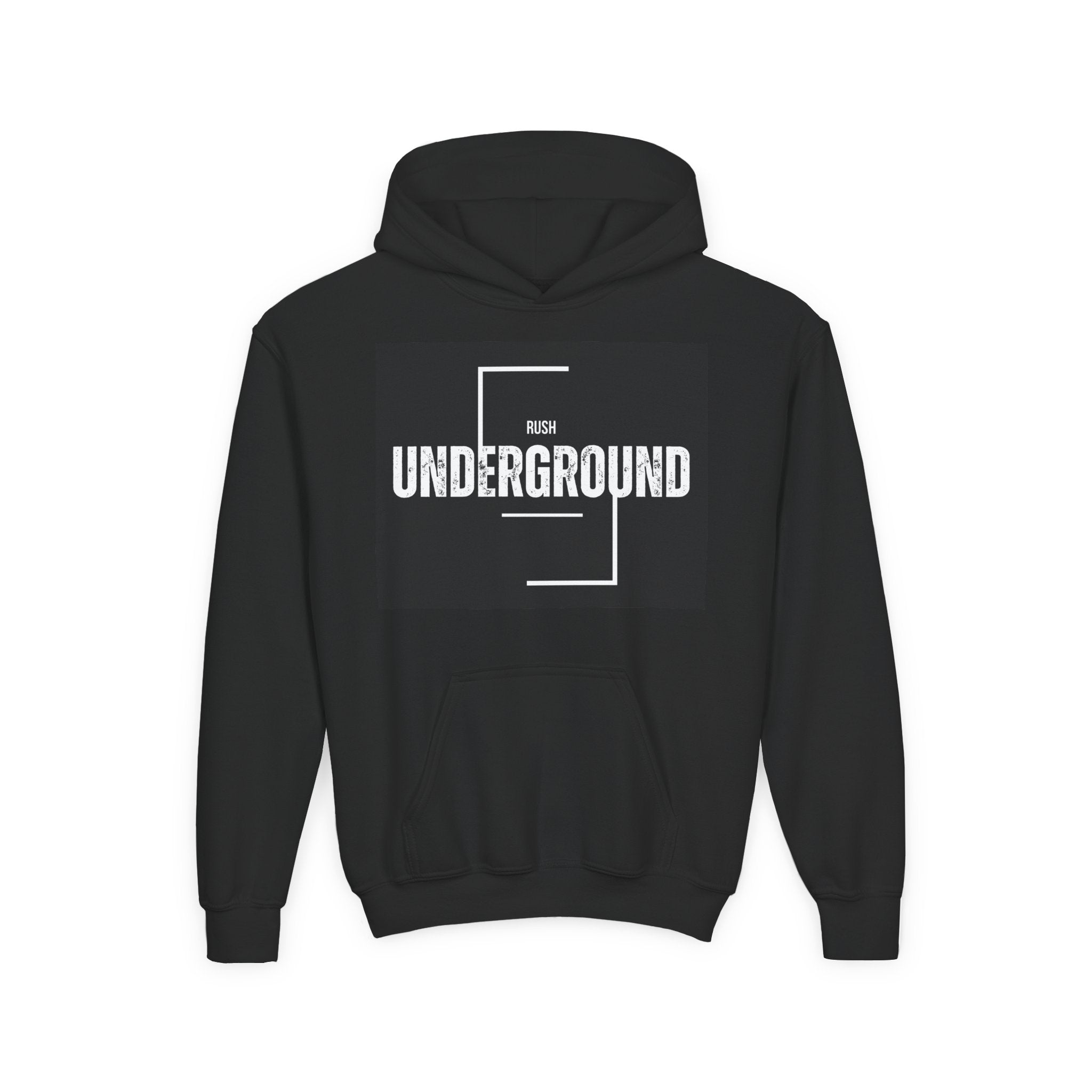 Underground Youth Hoodie, Trendy Hooded Sweatshirt for Teens, Casual Streetwear, Perfect Gift for Birthdays, Cool Graphic Sweatshirt