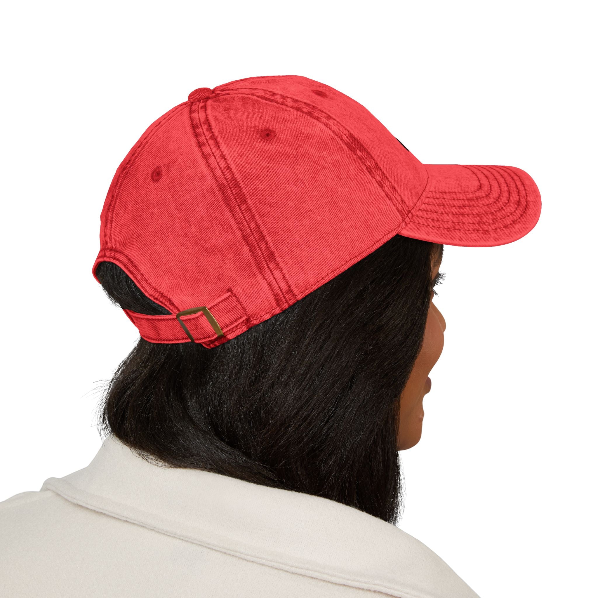 Vintage Embroidered Cap — 'Underground' Patch Distressed Baseball Hat