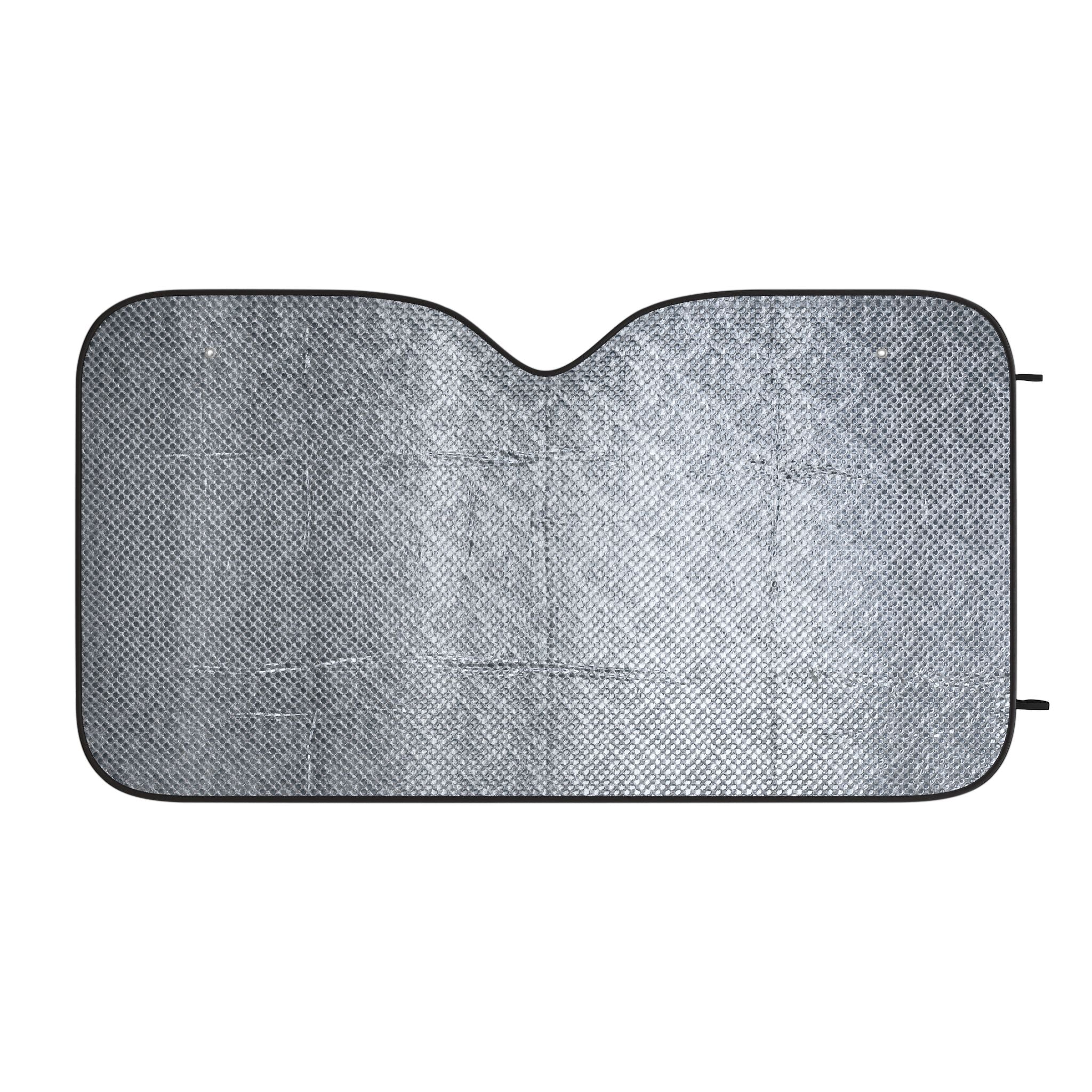 Car Sun Shade — Futuristic Skyline Design Sunshield for Windshield