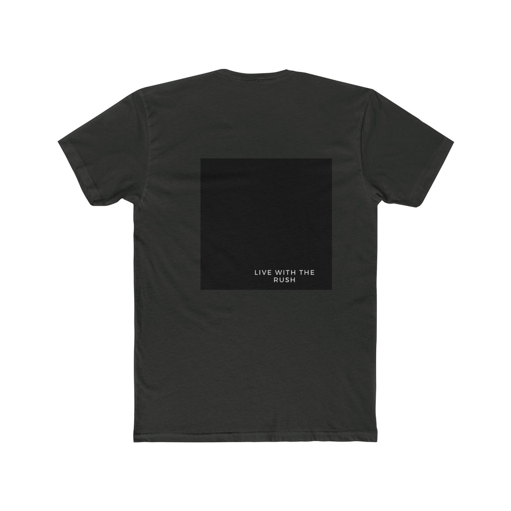 Underground Minimalist Graphic Tee — "Live With The Rush"