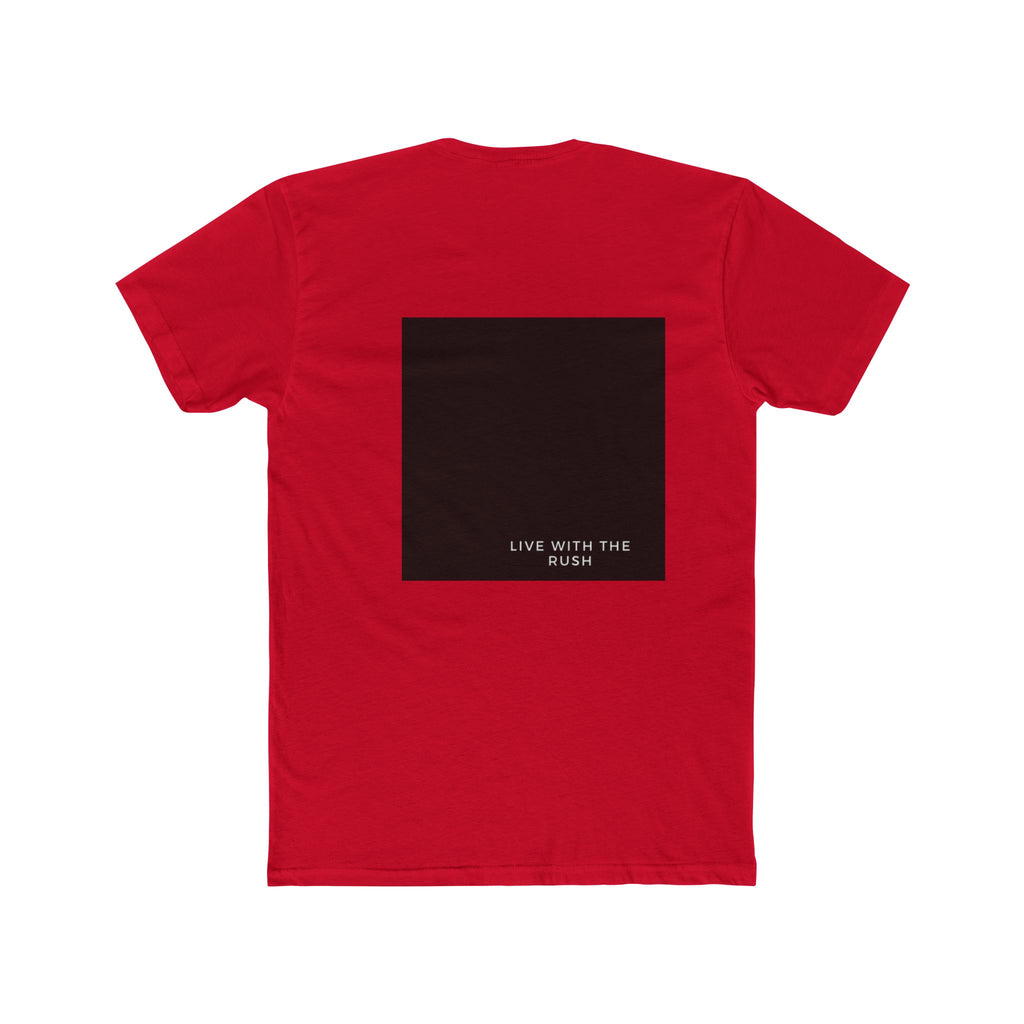 Underground Minimalist Graphic Tee — "Live With The Rush"