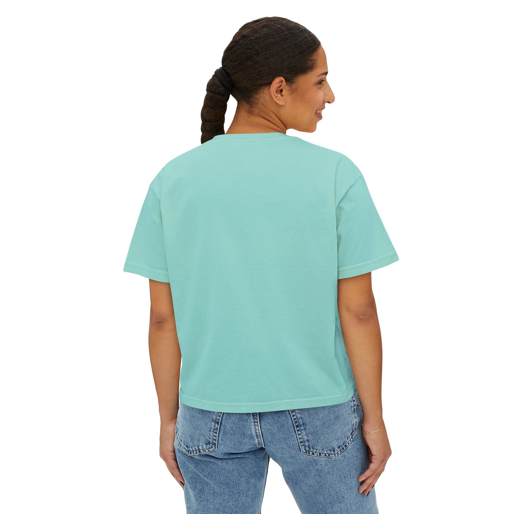 Underground Boxy Tee — Women's Minimalist Graphic Tee