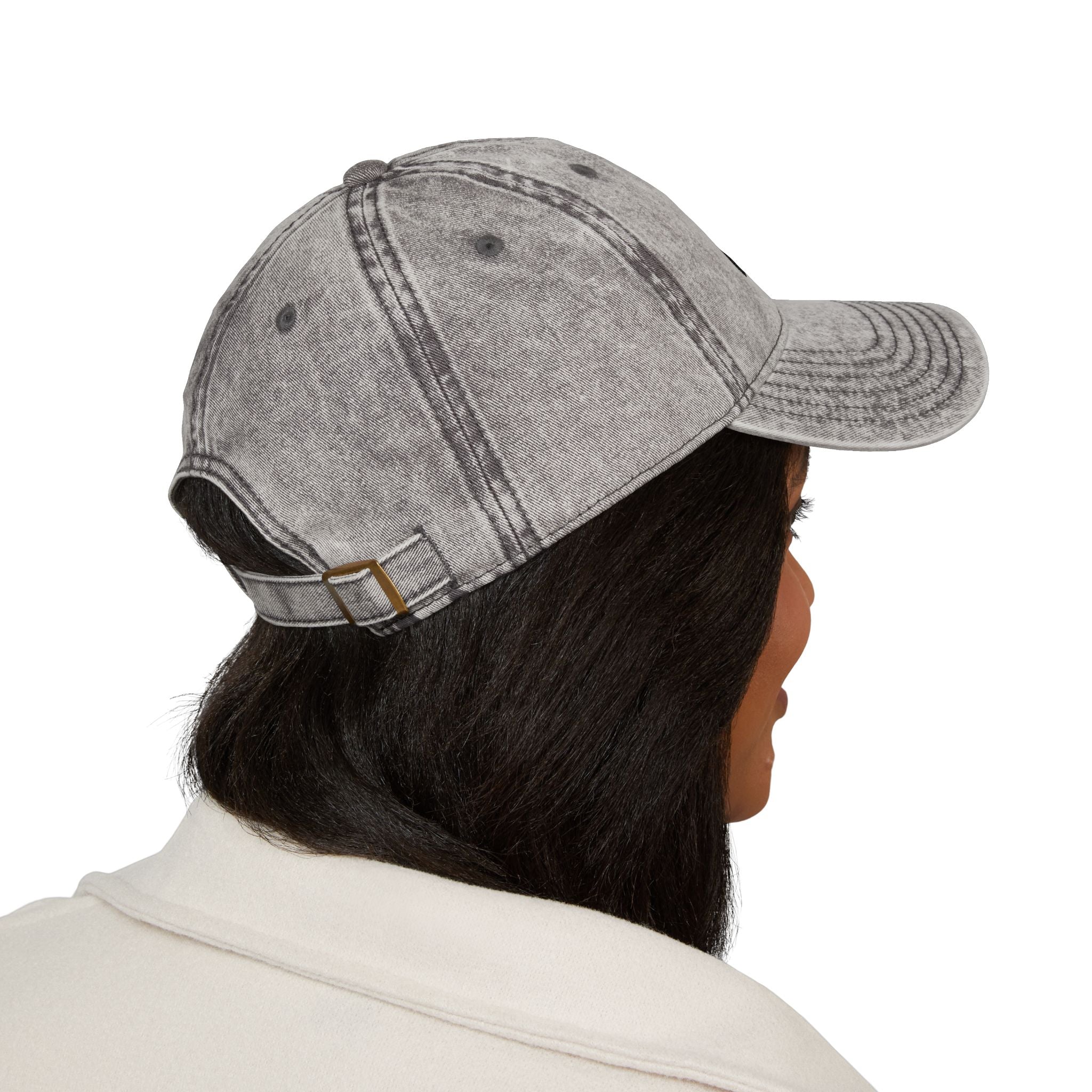 Vintage Embroidered Cap — 'Underground' Patch Distressed Baseball Hat