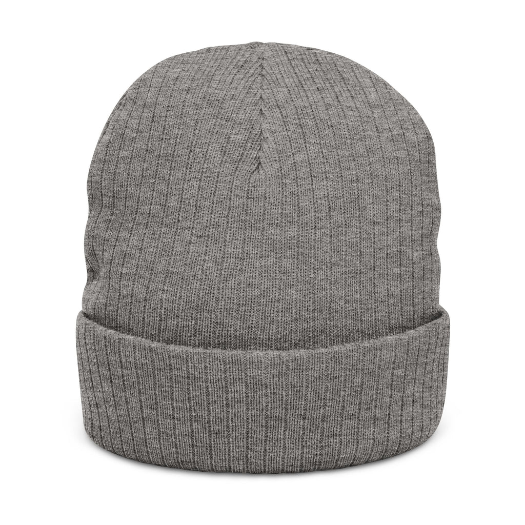 Cozy Ribbed Knit Beanie - Stylish Winter Hat, Embroidered Beanie Cap, Perfect Gift for Him/Her, Warm Headwear for Cold Weather
