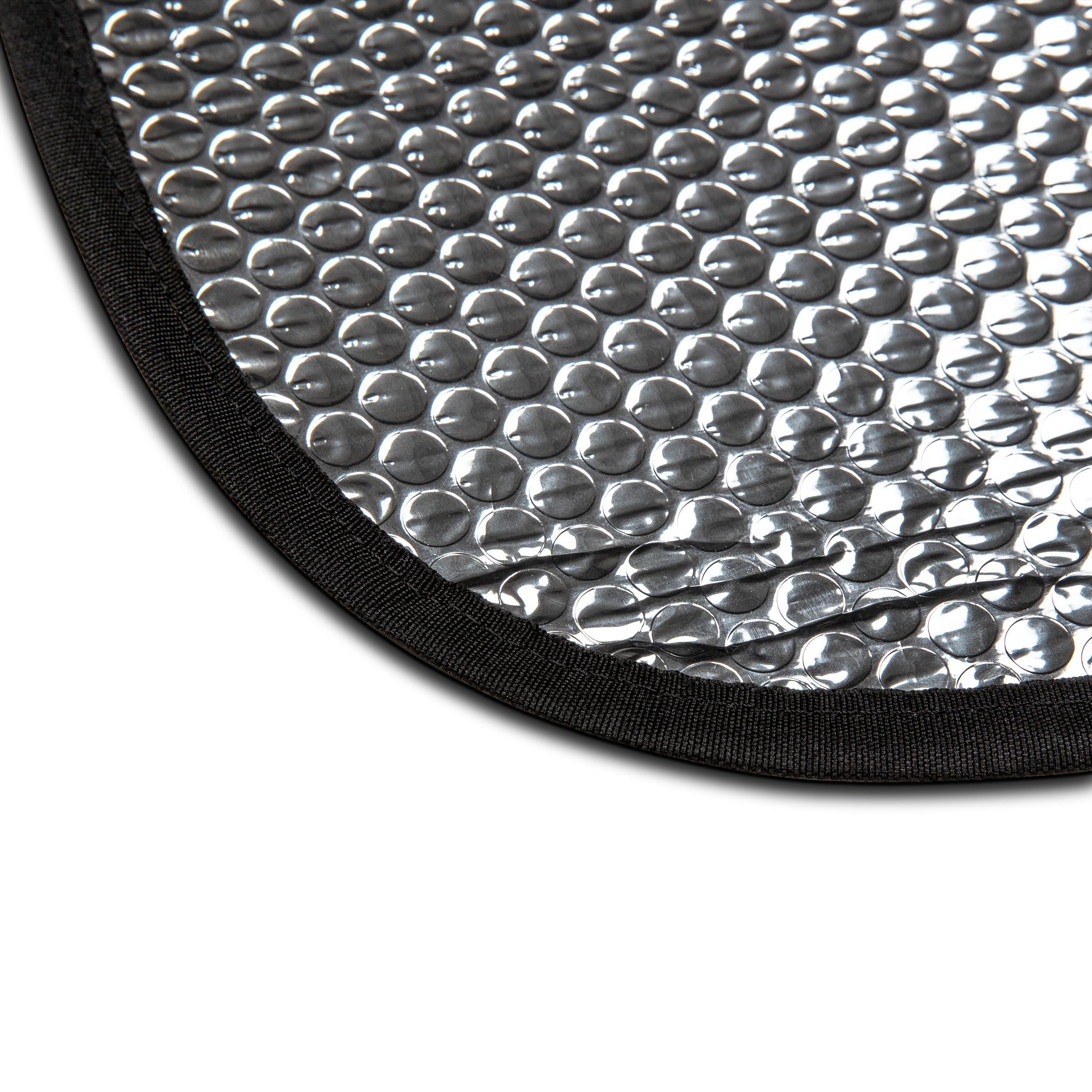 Car Sun Shade — Futuristic Skyline Design Sunshield for Windshield