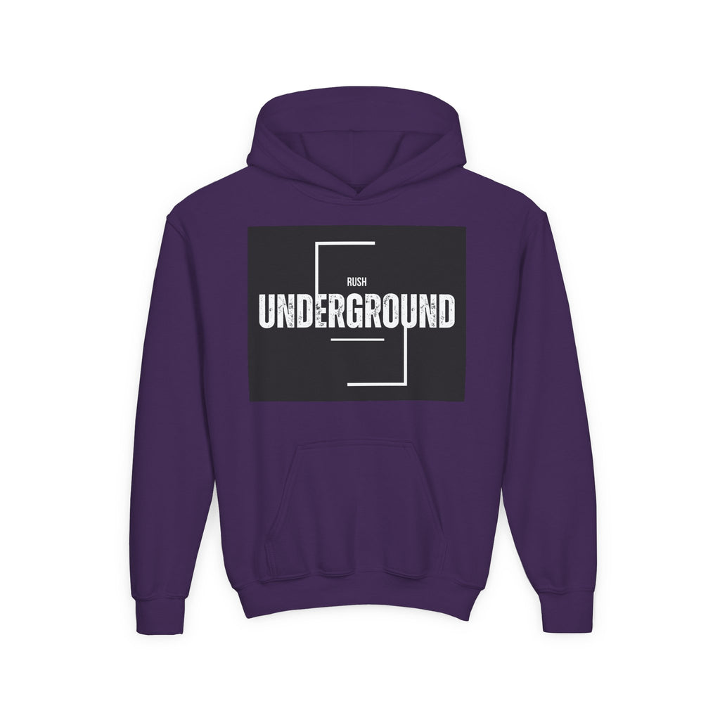 Underground Youth Hoodie, Trendy Hooded Sweatshirt for Teens, Casual Streetwear, Perfect Gift for Birthdays, Cool Graphic Sweatshirt