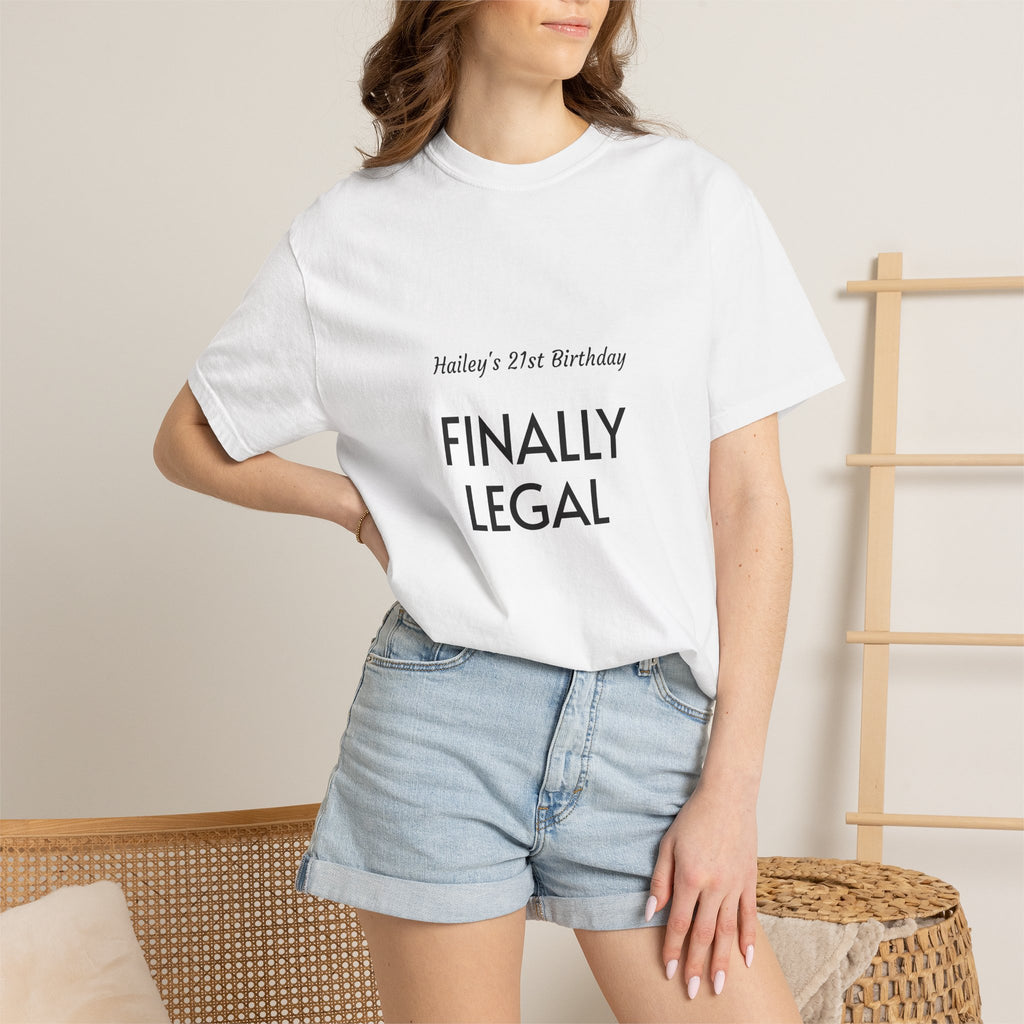 Finally Legal 21st Birthday T-Shirt
