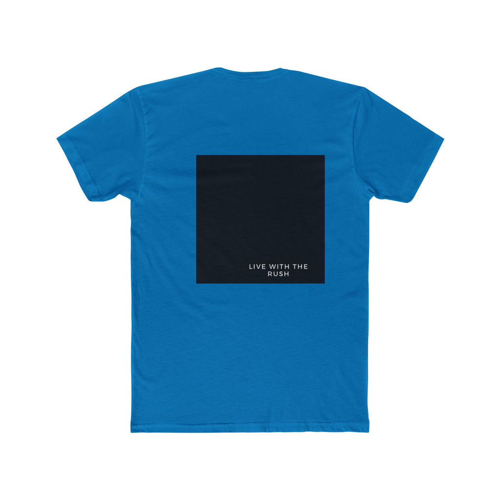 Underground Minimalist Graphic Tee — "Live With The Rush"