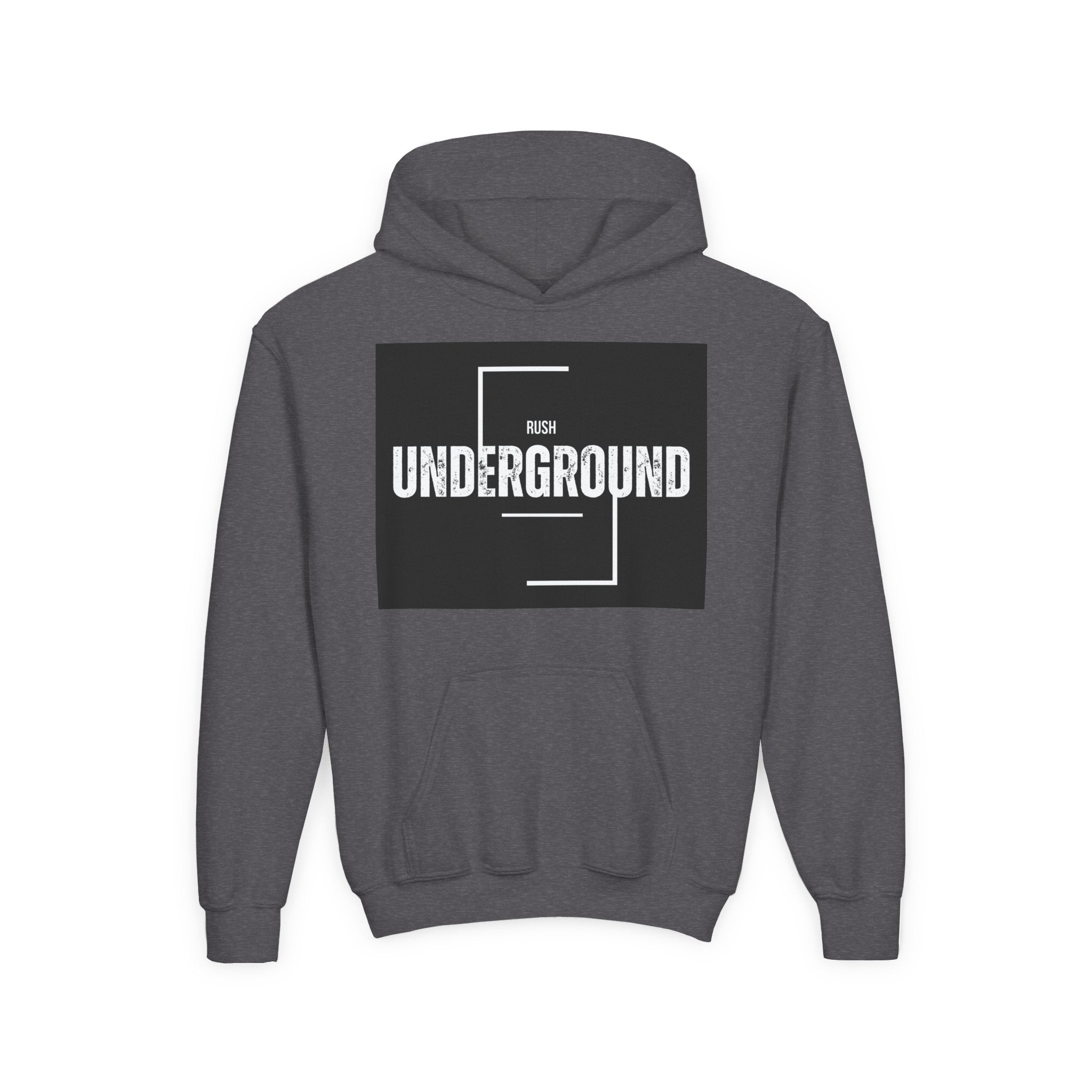 Underground Youth Hoodie, Trendy Hooded Sweatshirt for Teens, Casual Streetwear, Perfect Gift for Birthdays, Cool Graphic Sweatshirt