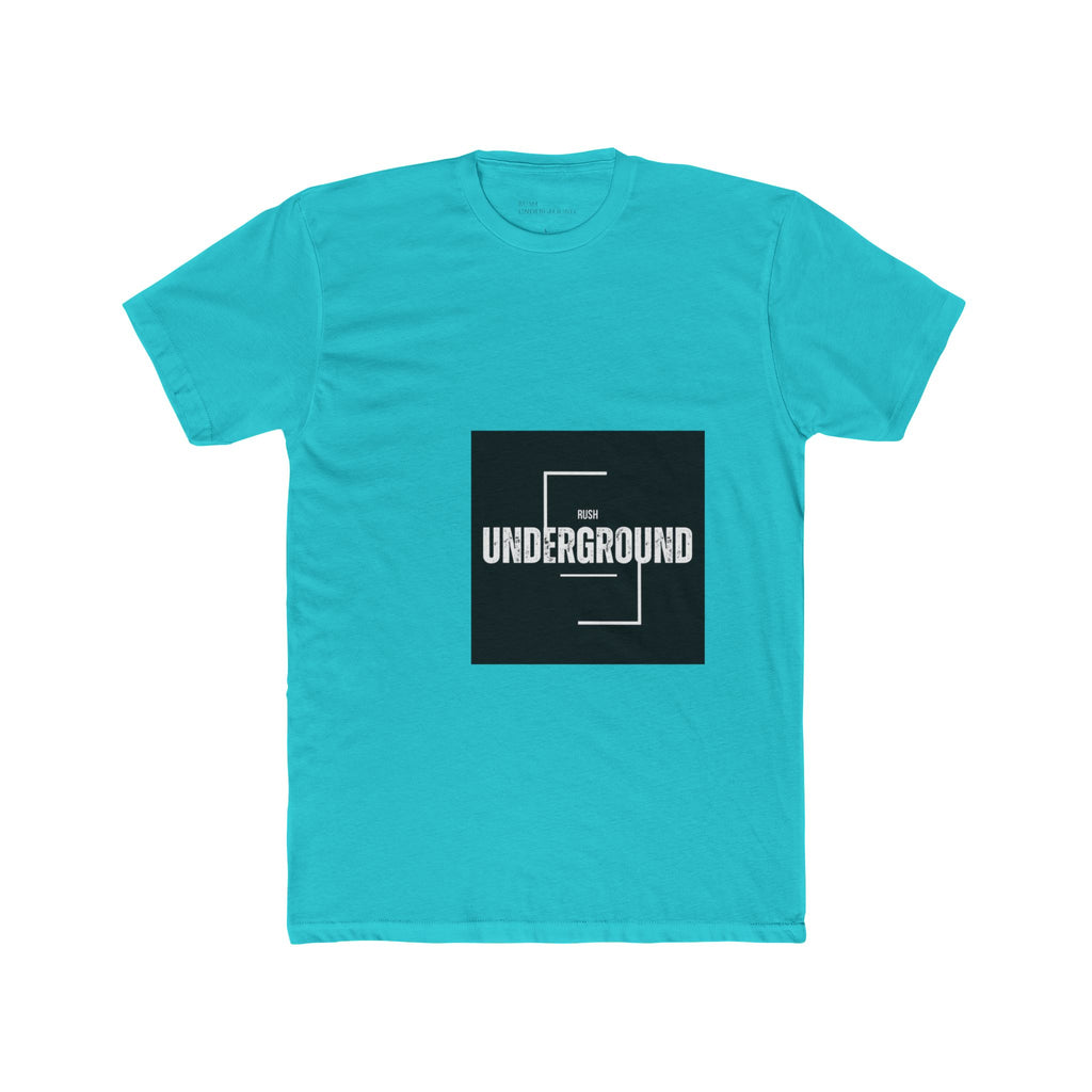 Underground Minimalist Graphic Tee — "Live With The Rush"