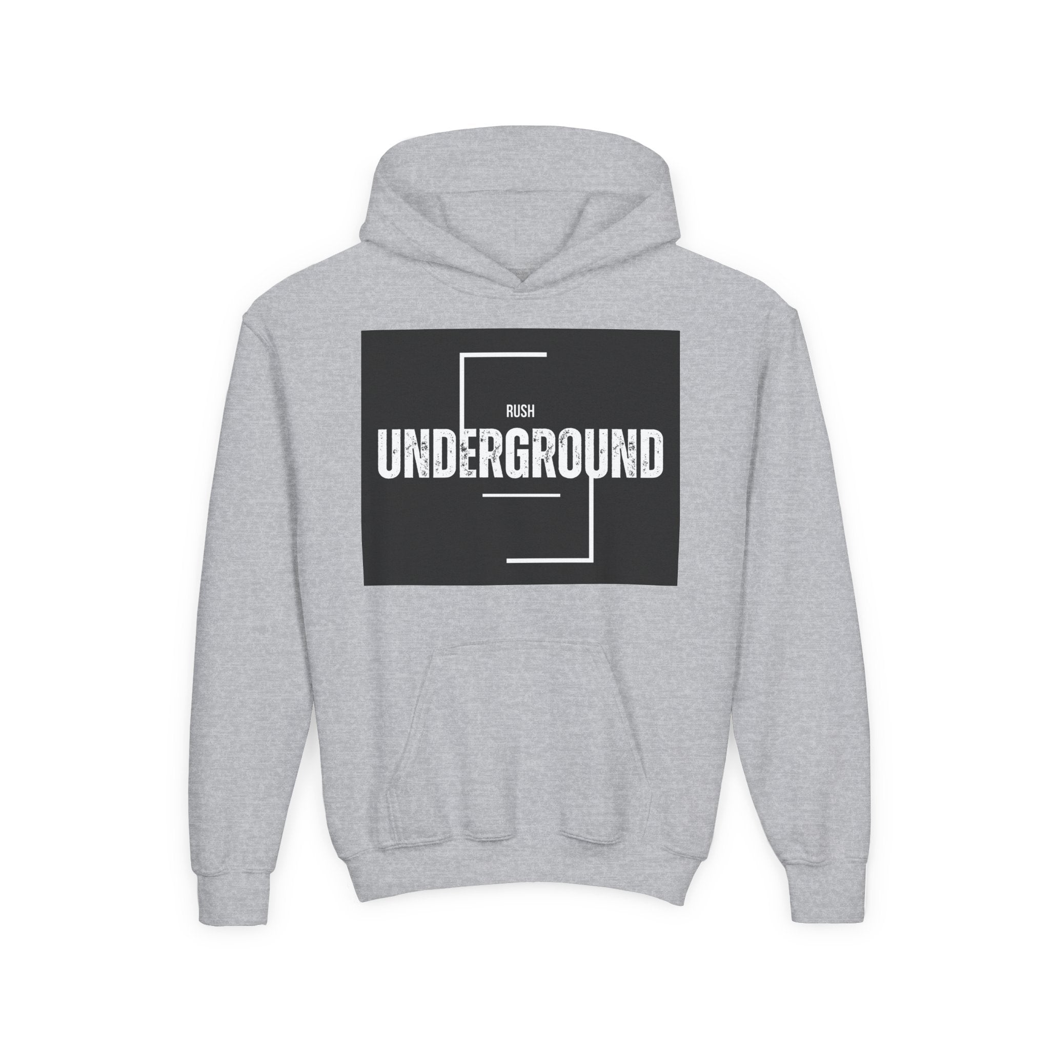 Underground Youth Hoodie, Trendy Hooded Sweatshirt for Teens, Casual Streetwear, Perfect Gift for Birthdays, Cool Graphic Sweatshirt